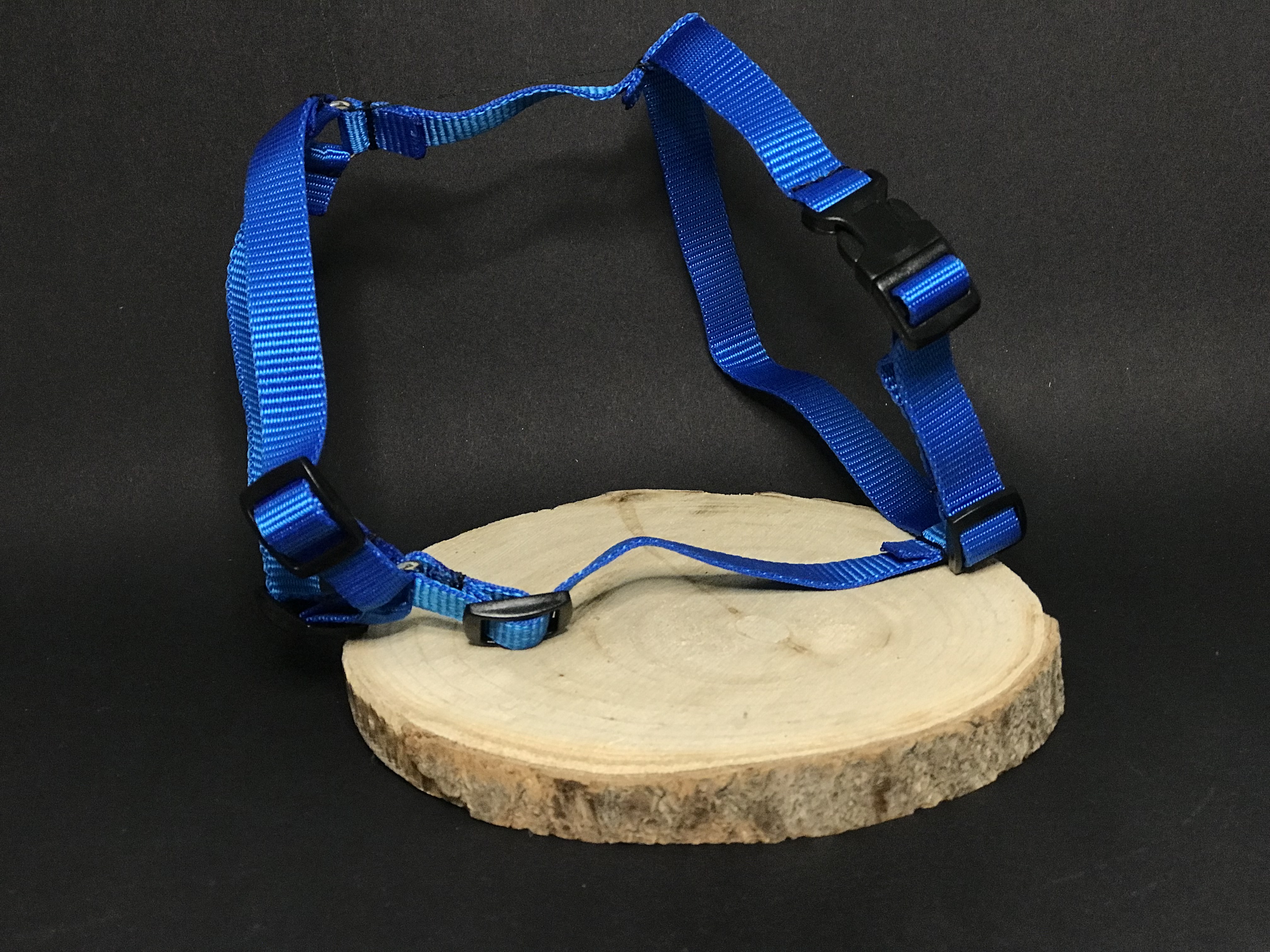 Palkar klasický postroj pre psov 28 cm - 45 cm veľ. 2 modrá