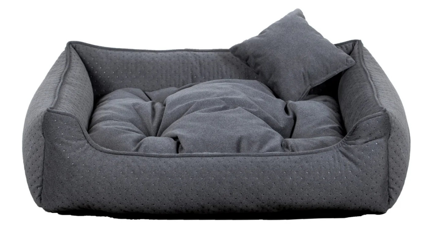 COMFY obdĺžnikový pelech pre psa, sivý- 65 cm x 55 cm