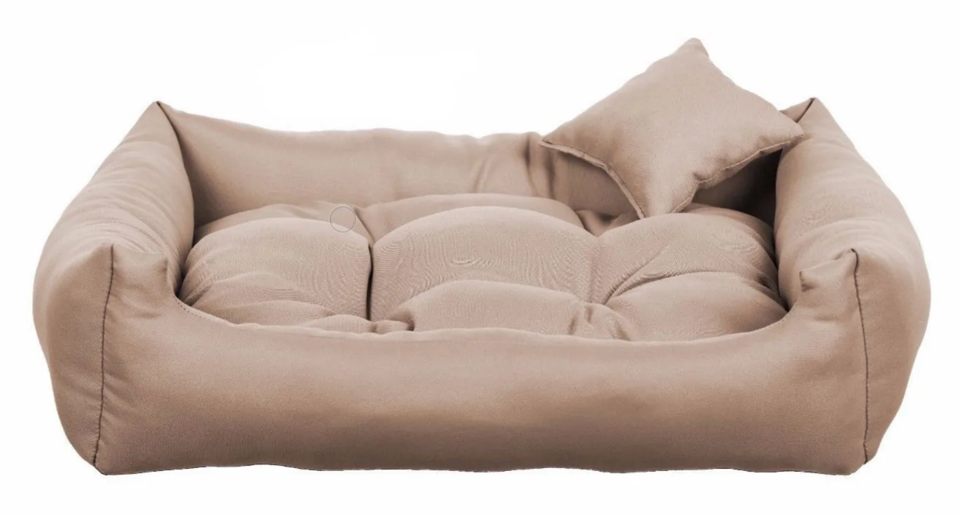 BOHO obdĺžnikový pelech pre psa, béžový - 110 cm x 90 cm