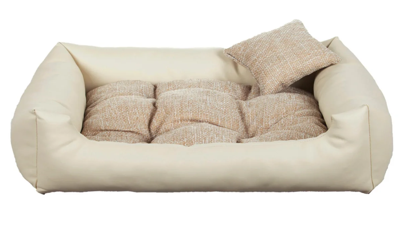 ELEGANT obdĺžnikový pelech pre psa, krémový - 130 cm x 110 cm