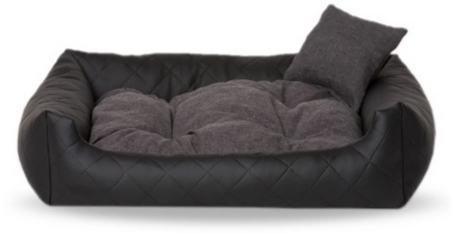 FANCY obdĺžnikový pelech pre psa, čierna - 130 cm x 110 cm