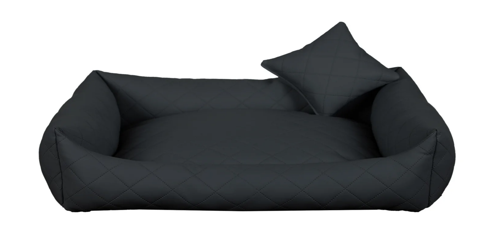 LUXDIAMOND obdĺžnikový pelech pre psa, tmavo šedá - 110 cm x 90 cm