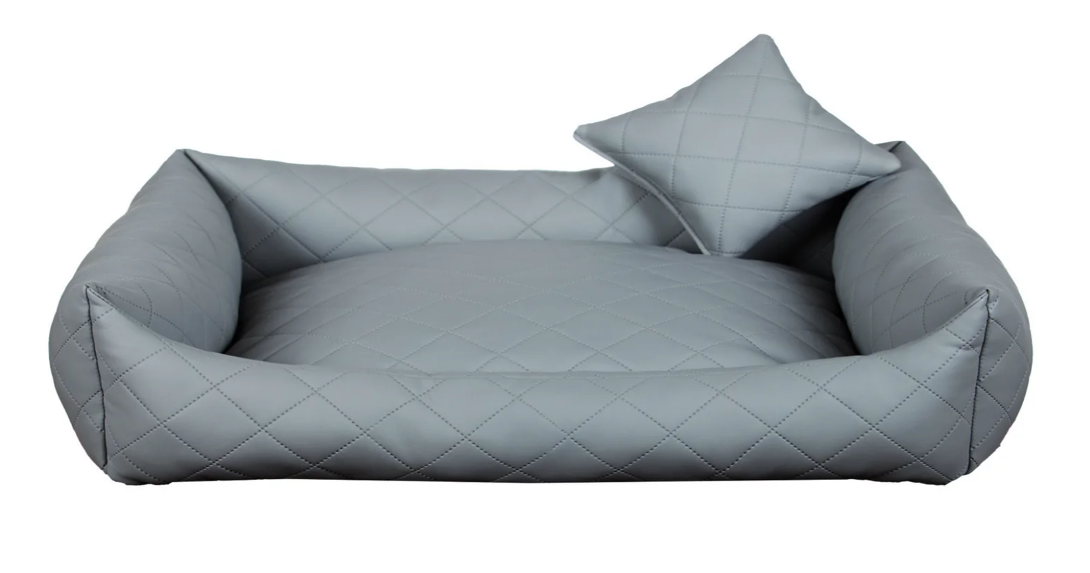 LUXDIAMOND obdĺžnikový pelech pre psa, svetlo šedá - 100 cm x 75 cm