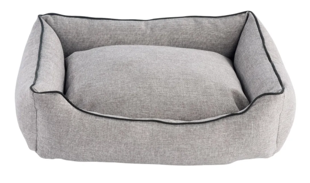 COZY obdĺžnikový pelech pre psa, šedá - 80 cm x 65 cm