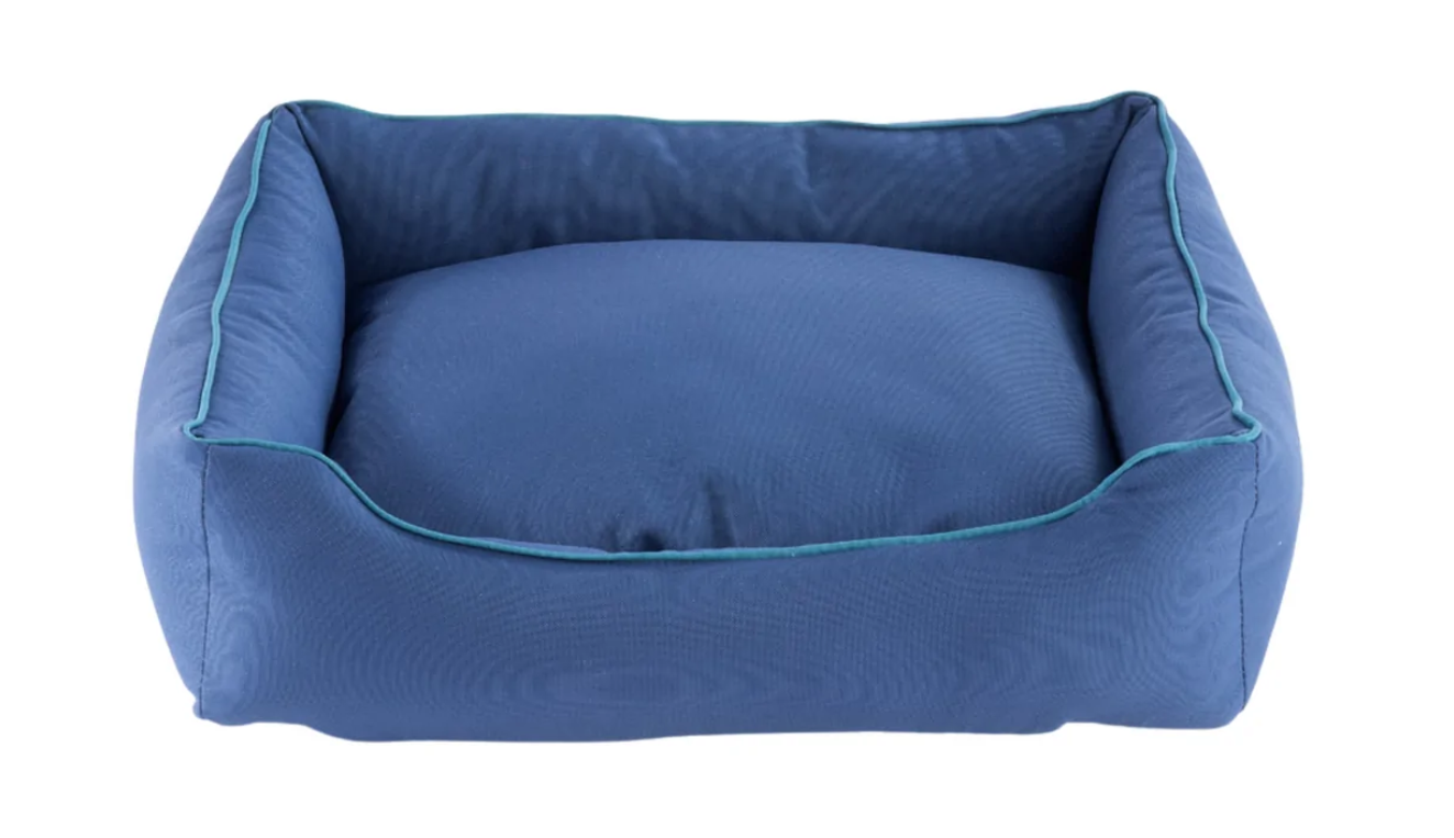 COZY obdĺžnikový pelech pre psa, tmavo modrá - 90 cm x 75 cm