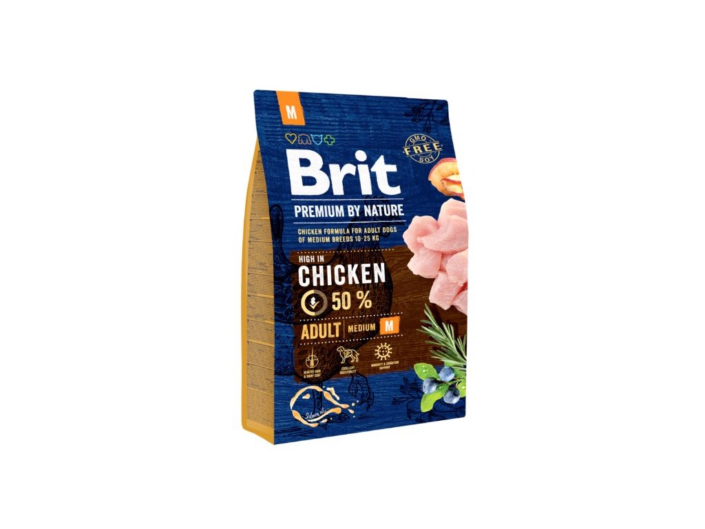 Brit Premium by Nature Adult M 3kg