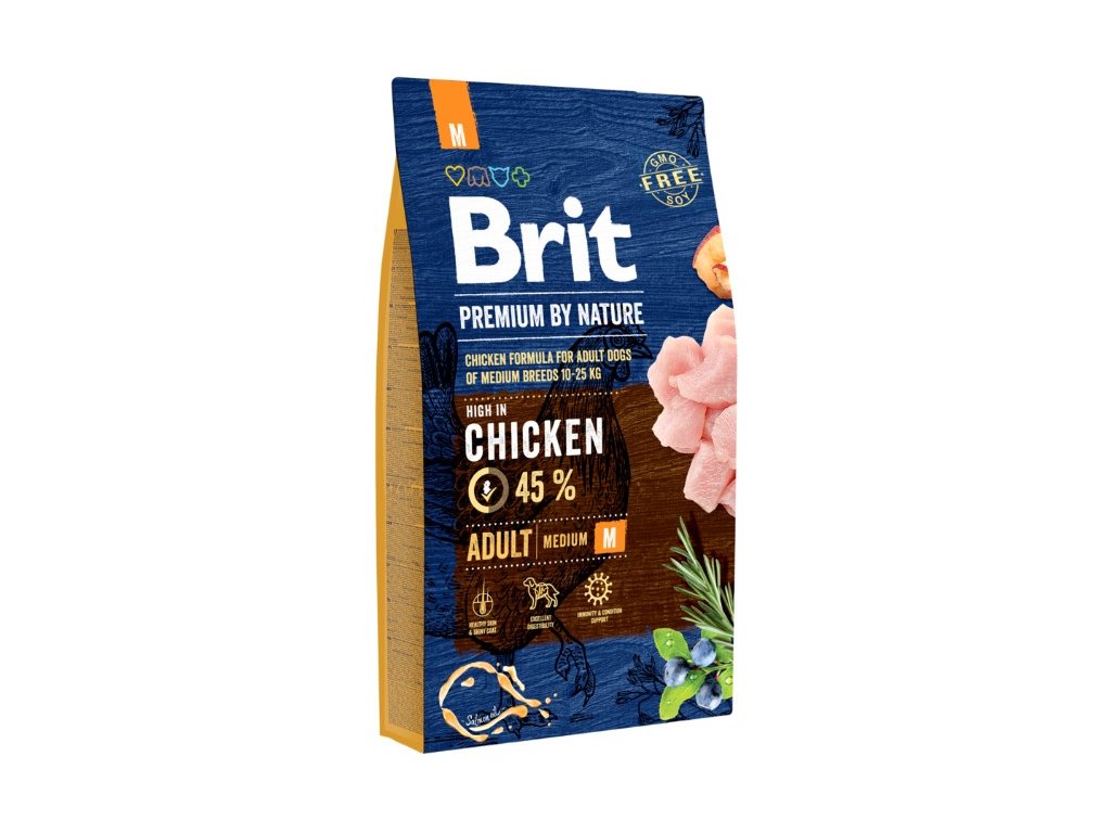 Brit Premium by Nature Adult M 8kg 