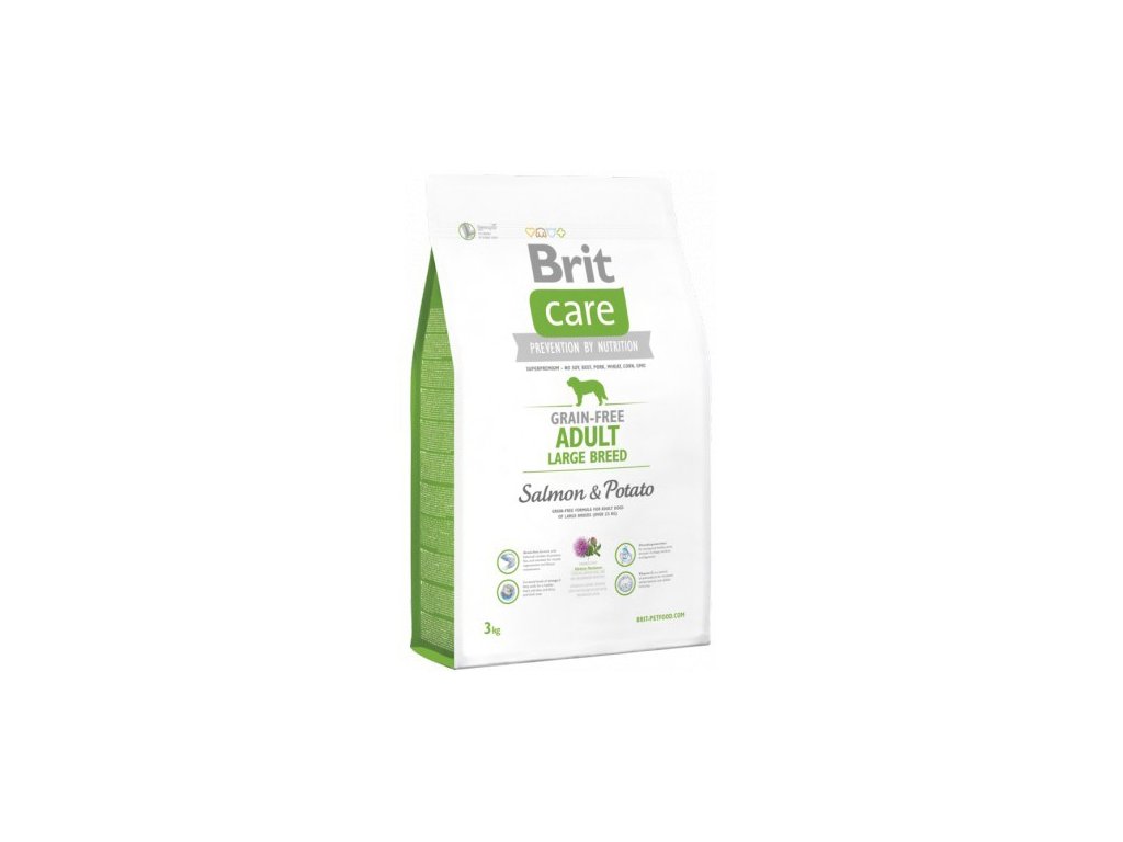 Brit Care Grain-free Adult Large Breed Salmon & Potato 3kg