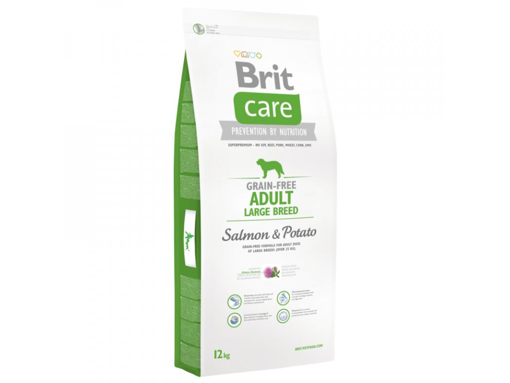 Brit Care Grain-free Adult Large Breed Salmon & Potato 12kg