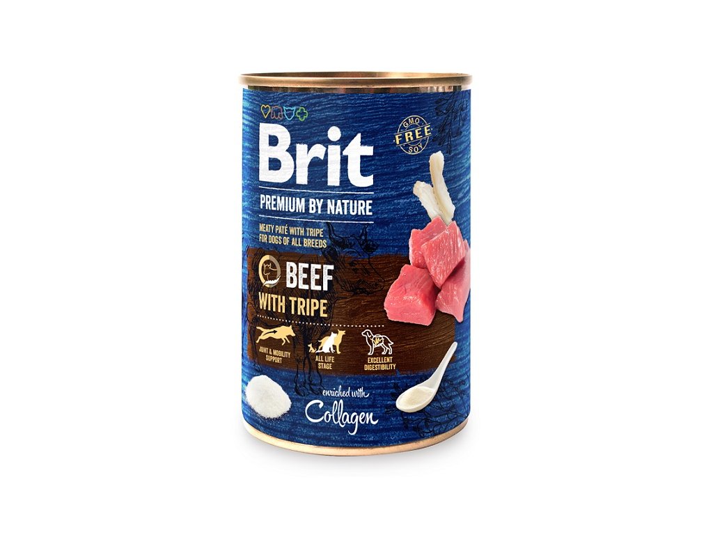 Brit Premium by Nature Beef with Tripes 400g