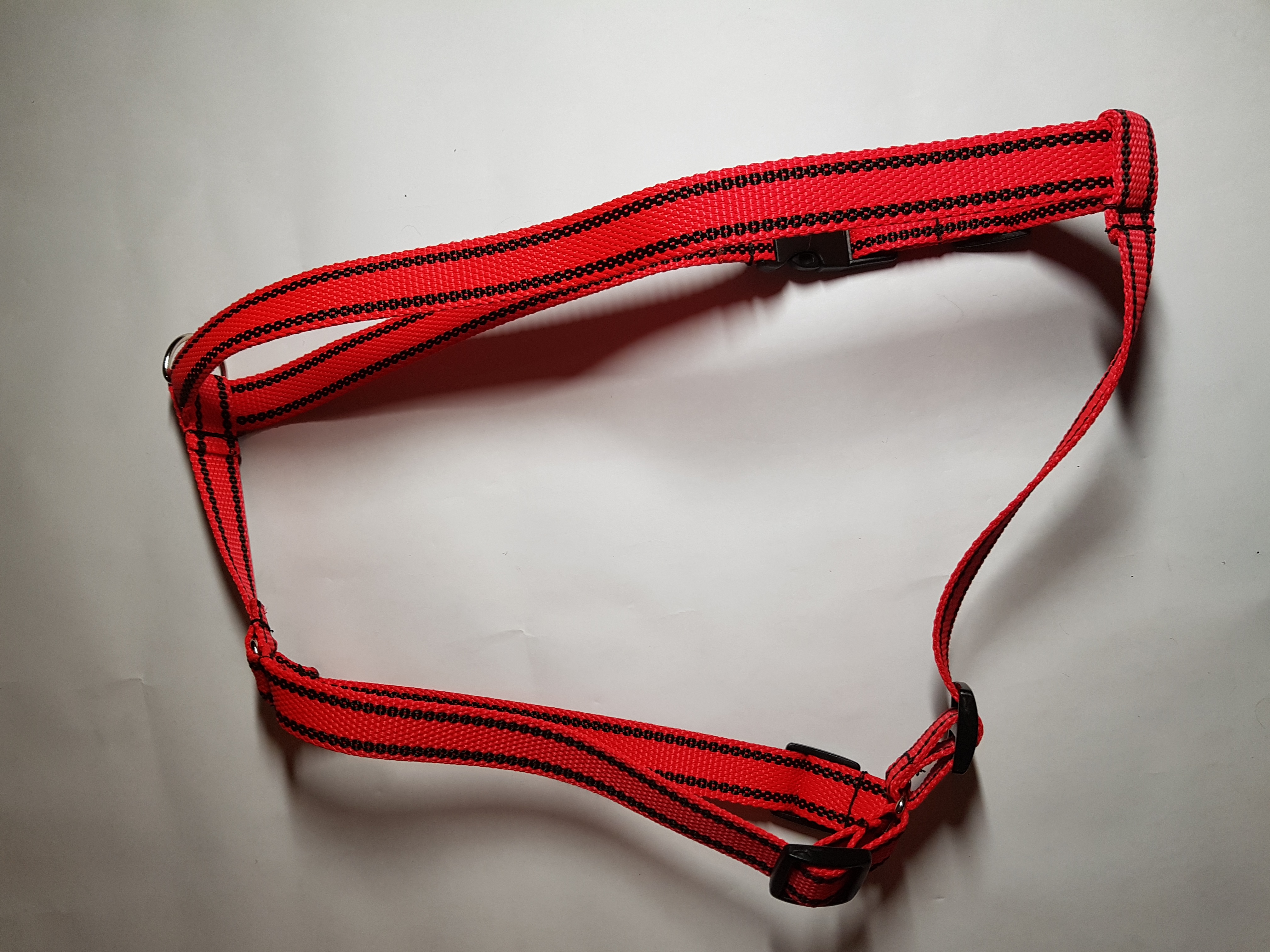 Palkar klasický postroj pre psov 52 cm - 90 cm veľ. 4 červená s páskami
