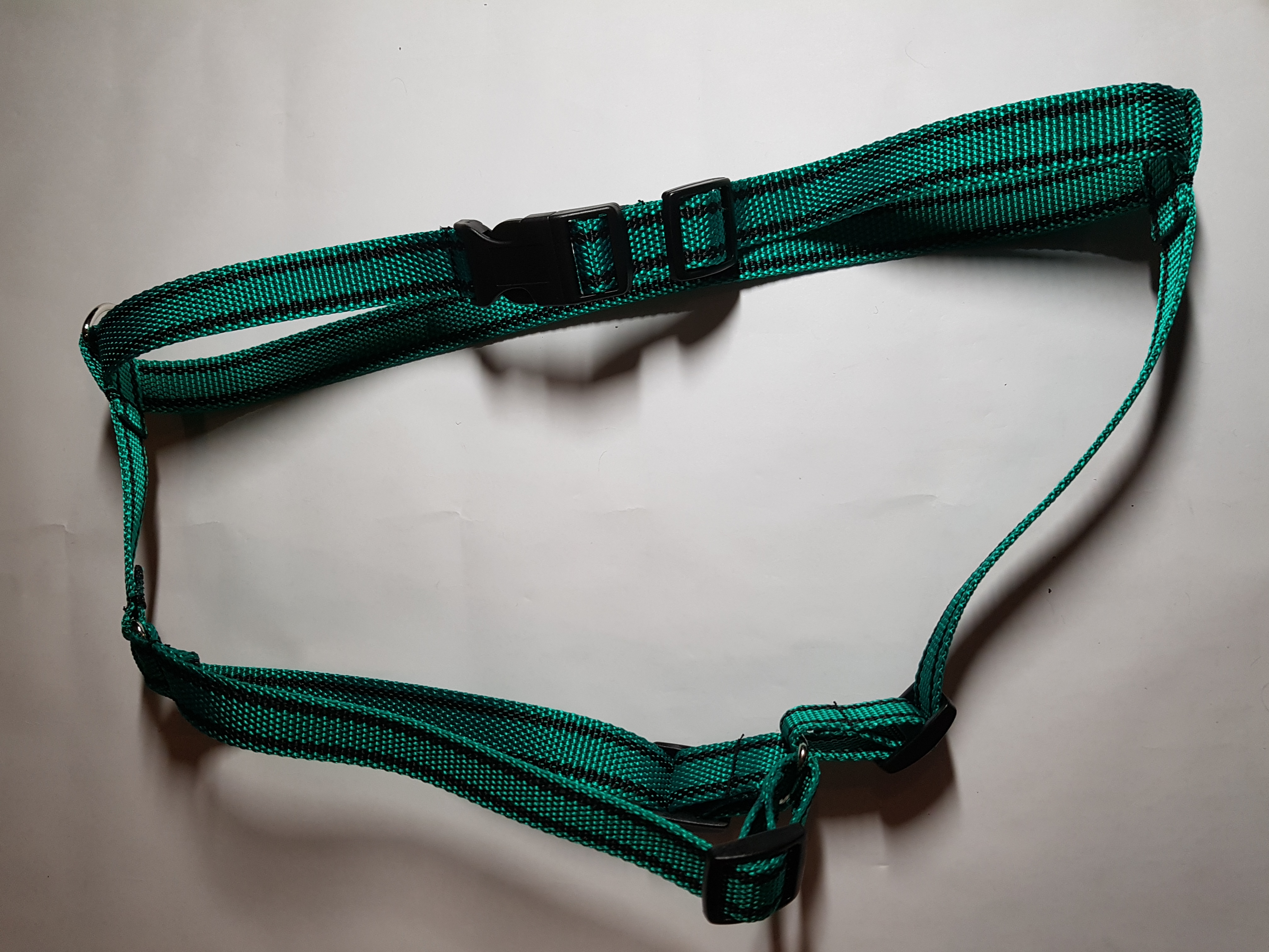 Palkar klasický postroj pre psov 52 cm - 90 cm veľ. 4 tmavo-zelená s páskami