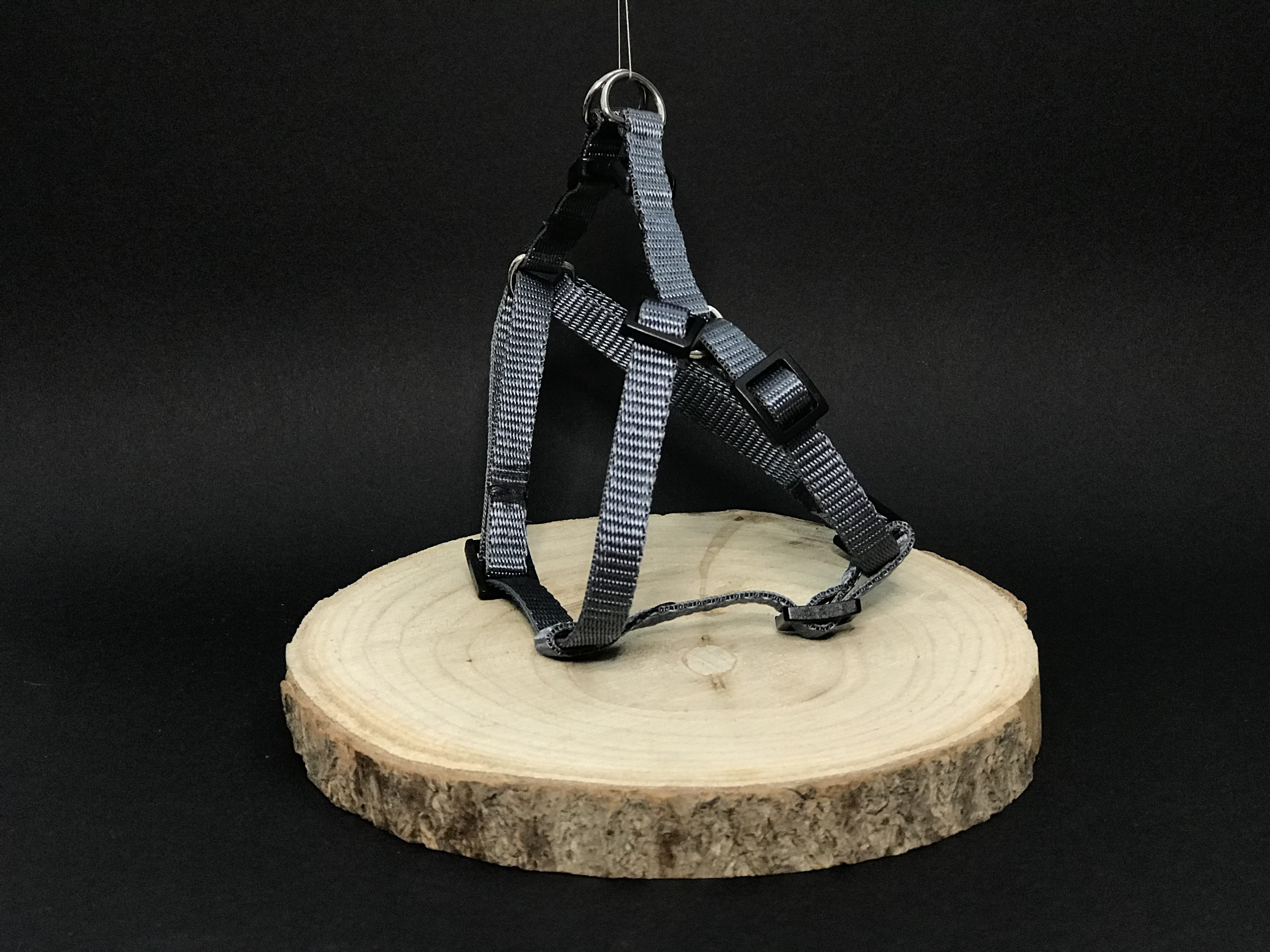 Palkar motýlik postroj pre psov 28 cm - 40 cm veľ. 1 sivá