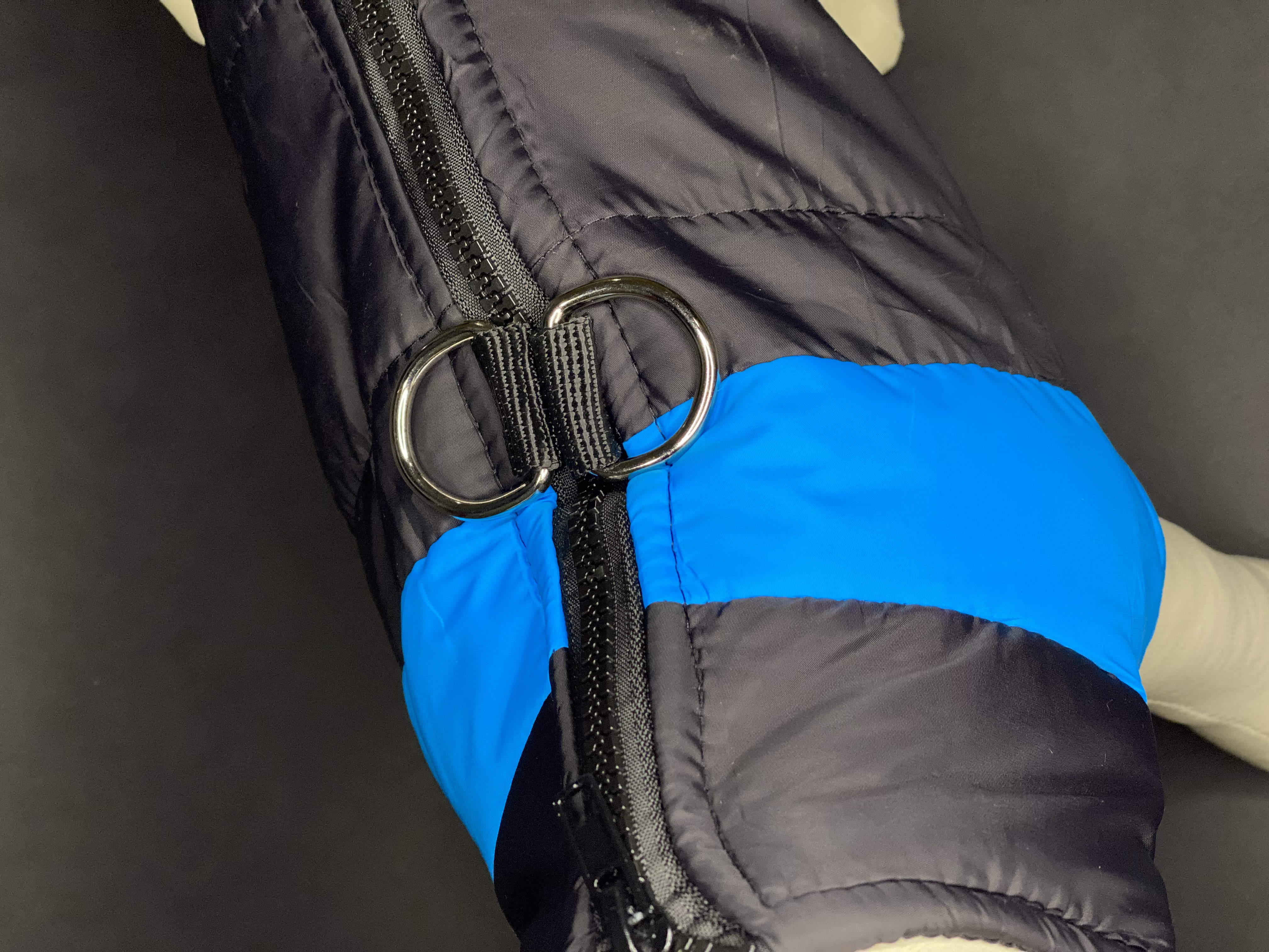 Iron bunda pre psa modrá veľ. 3XL