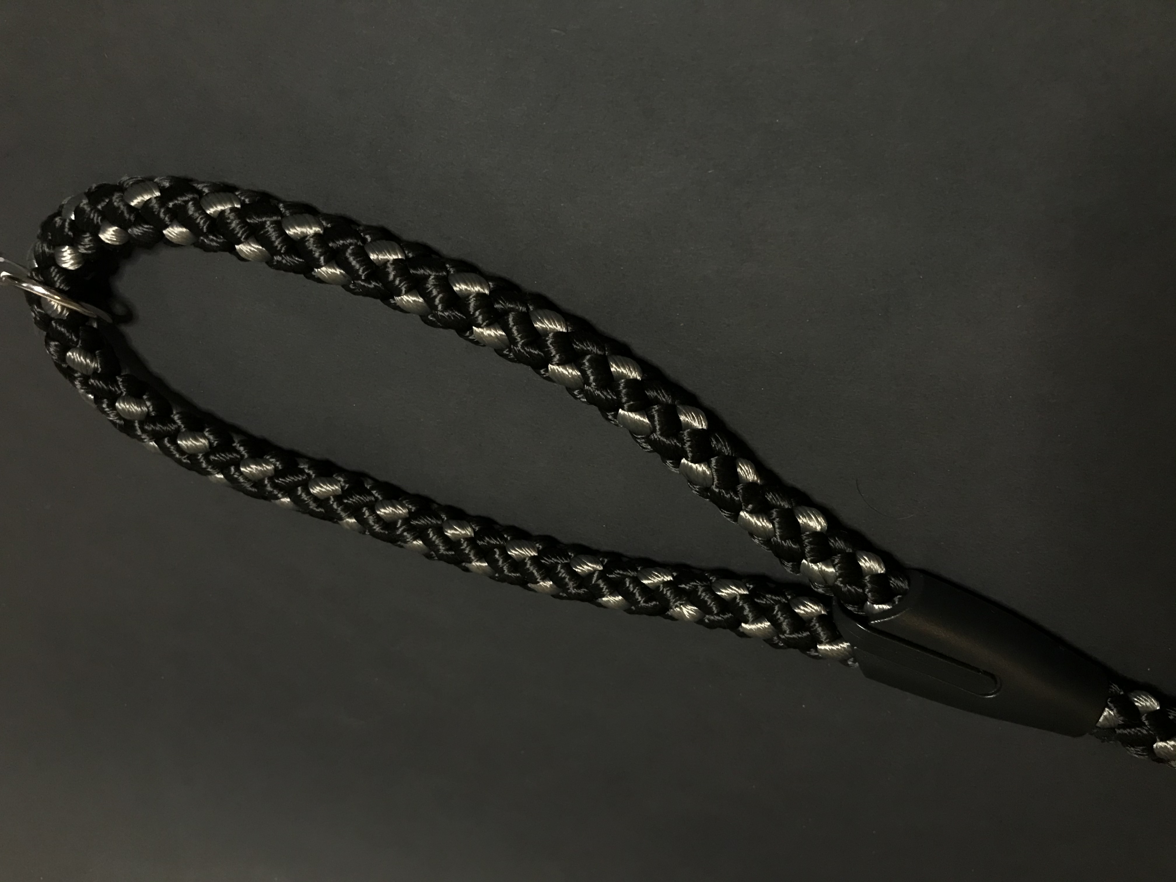 Palkar vodítko pre psov 150 cm x 14 mm čierno - sivá