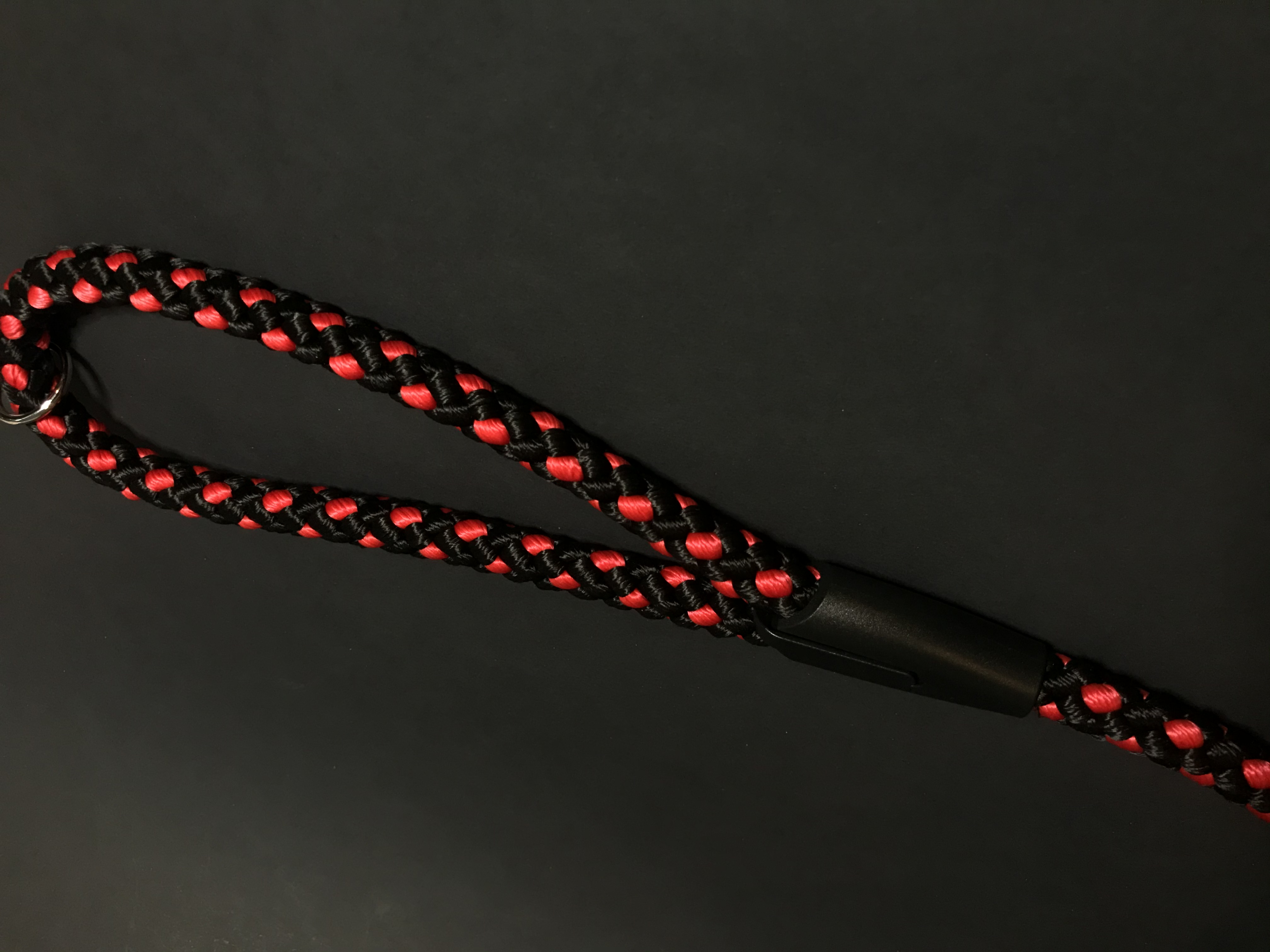 Palkar vodítko pre psov 150 cm x 14 mm čierno-červená