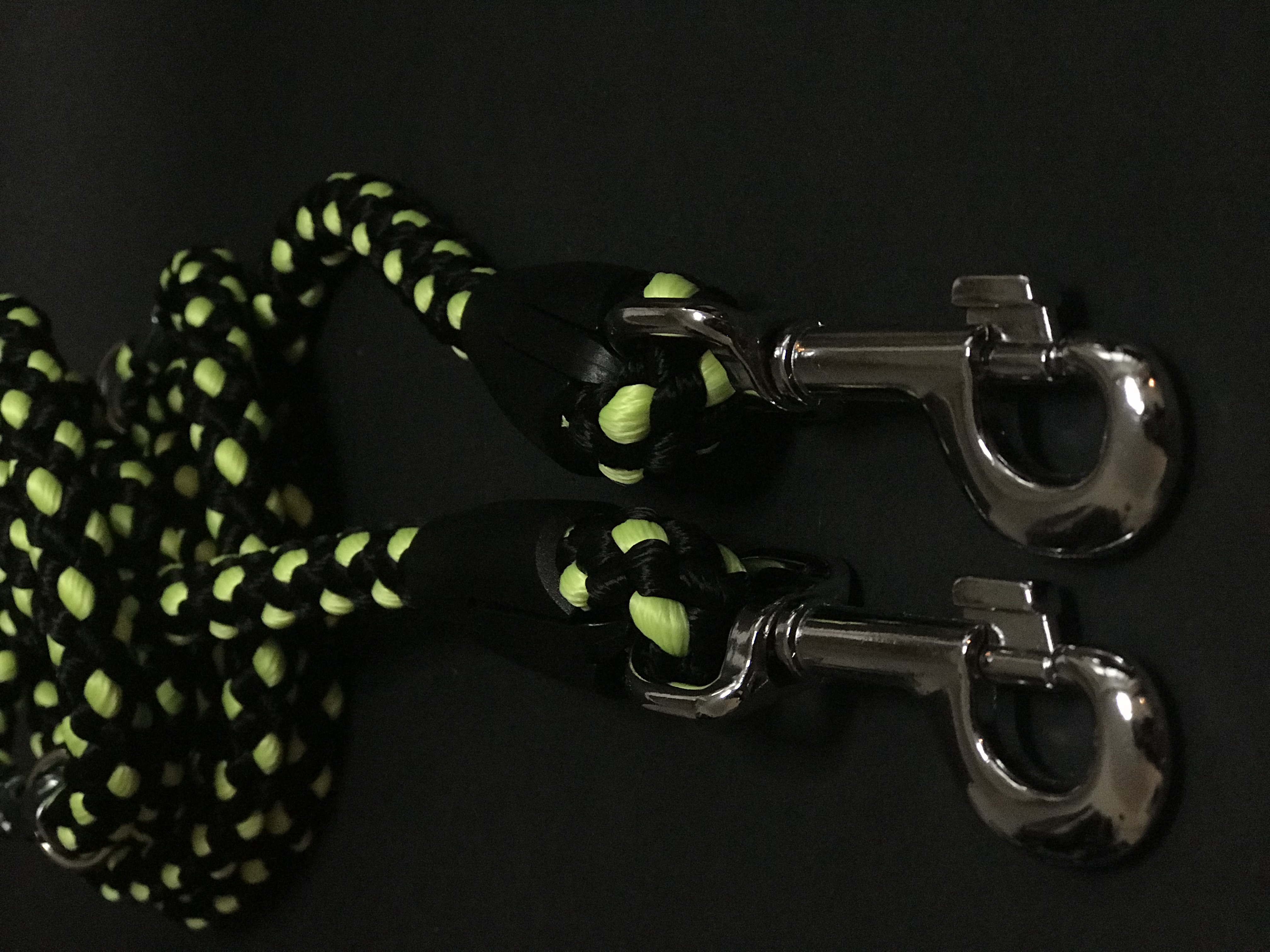 Palkar prepínacie vodítko pre psov 250 cm x 14 mm čierno-fosforová