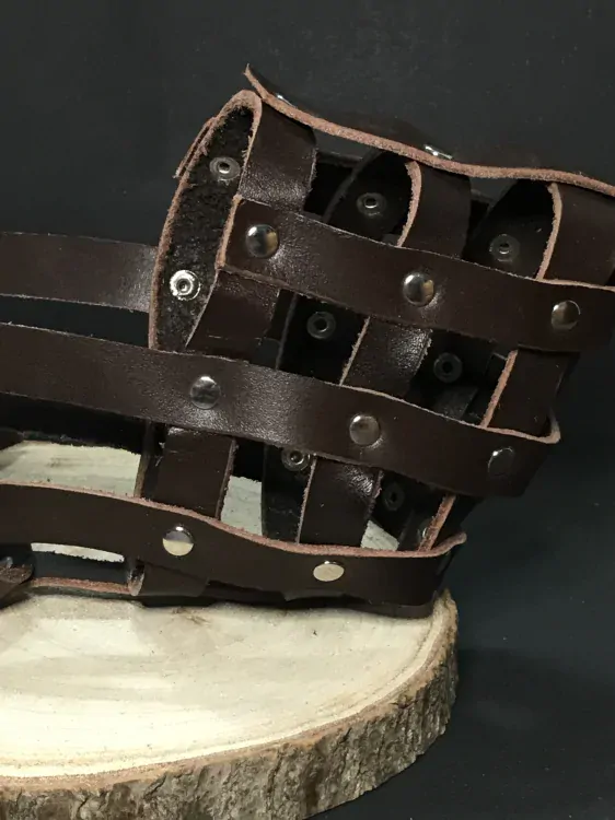 Palkar kožený náhubok pre psov veľ. 3 28 cm x 8 cm hnedá