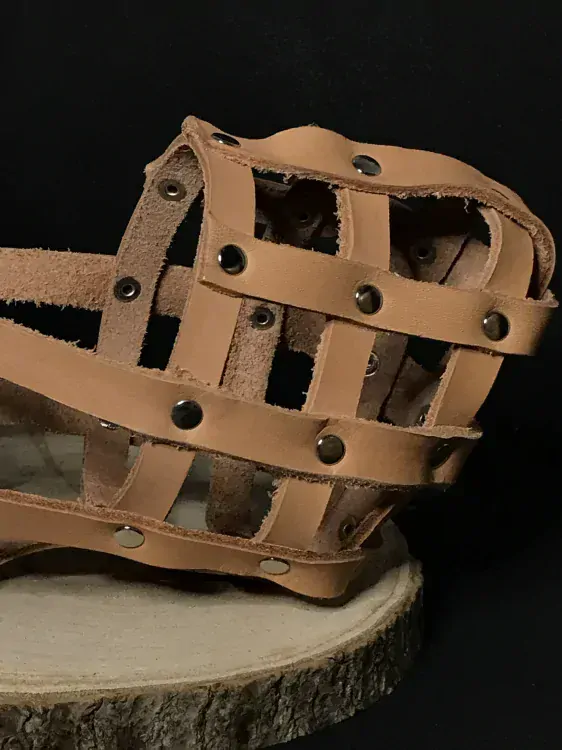 Palkar kožený náhubok pre psov veľ. 3 28 cm x 8 cm prírodný