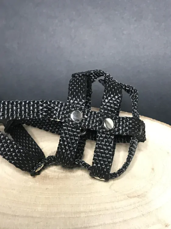 Palkar nylonový náhubok pre psov veľ. 0,5 14 cm x 4 cm čierna