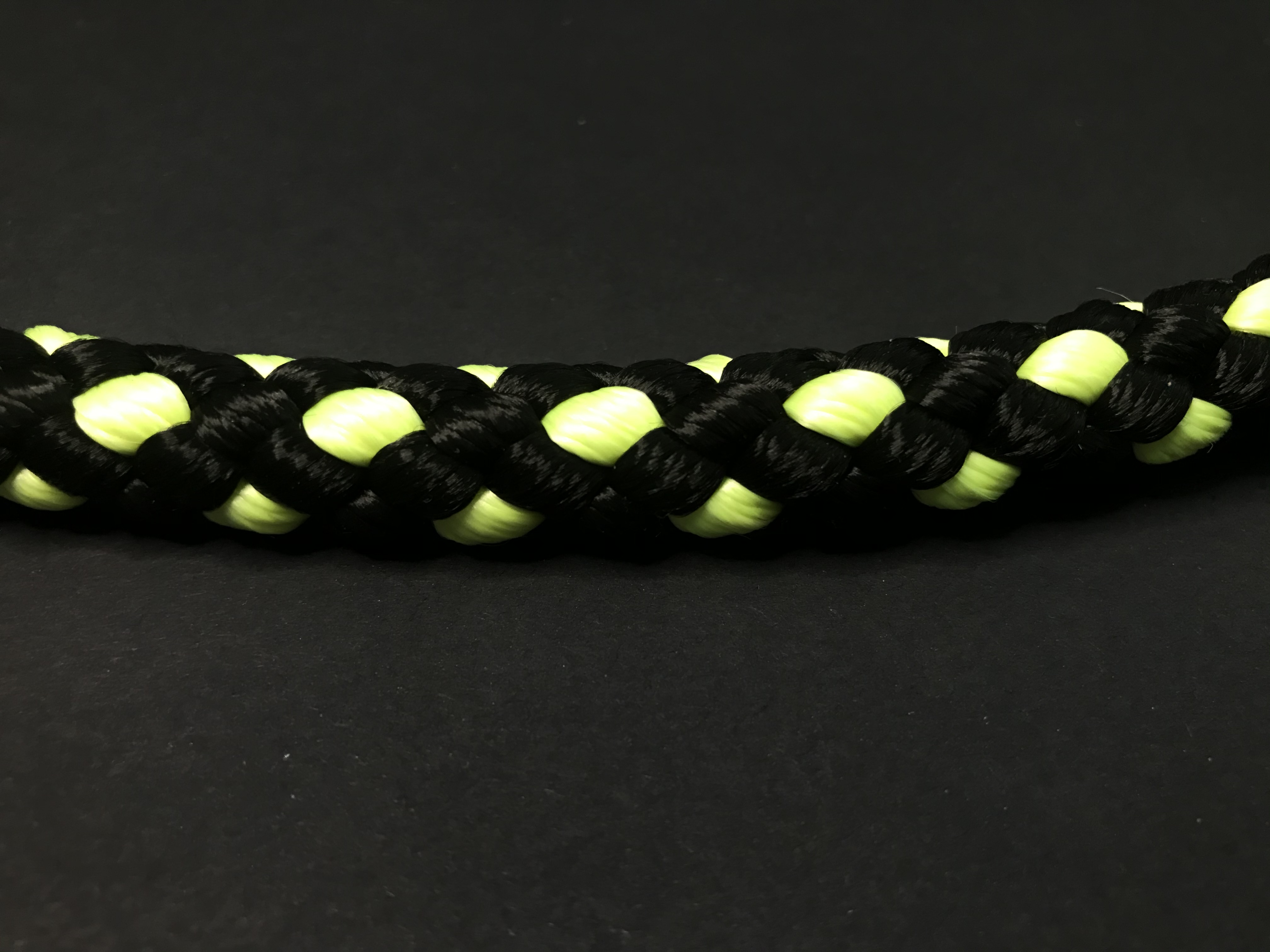 Palkar vodítko rozdvojka pre psov 50 cm x 14 mm čierno-fosforová