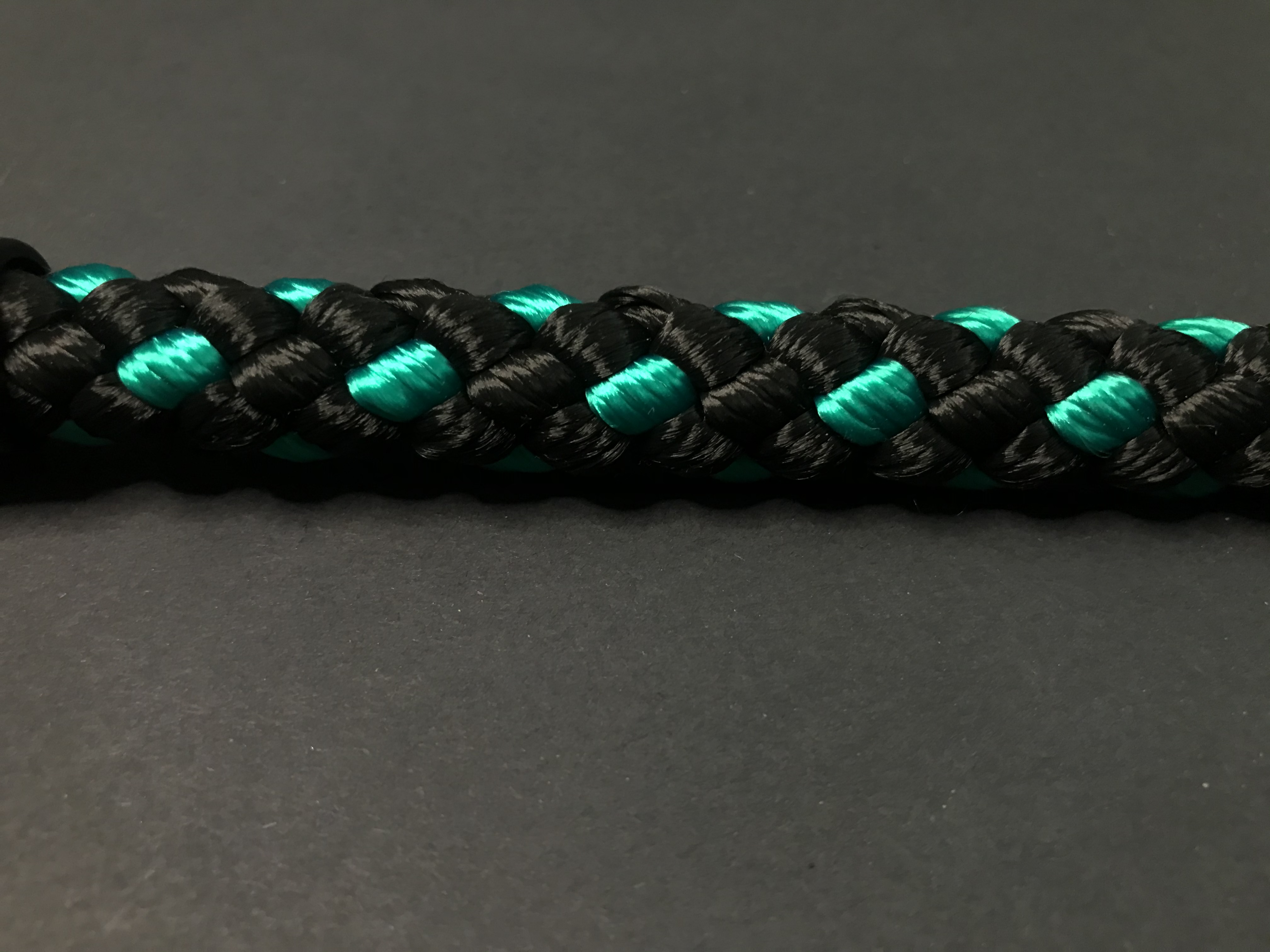 Palkar vodítko rozdvojka pre psov 50 cm x 14 mm čierno-zelená