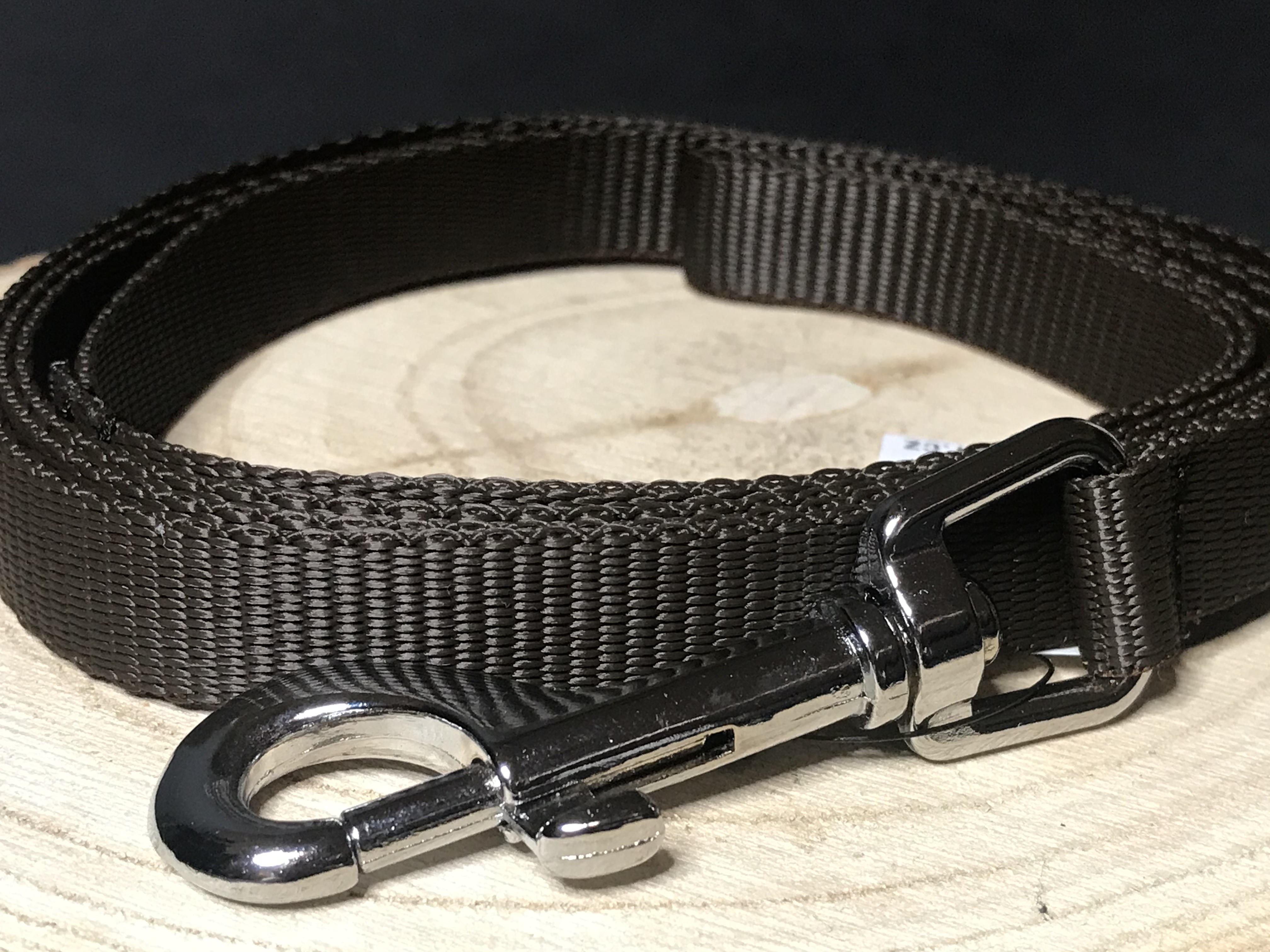 Palkar vodítko z popruhu pre psov 150 cm x 16 mm hnedá