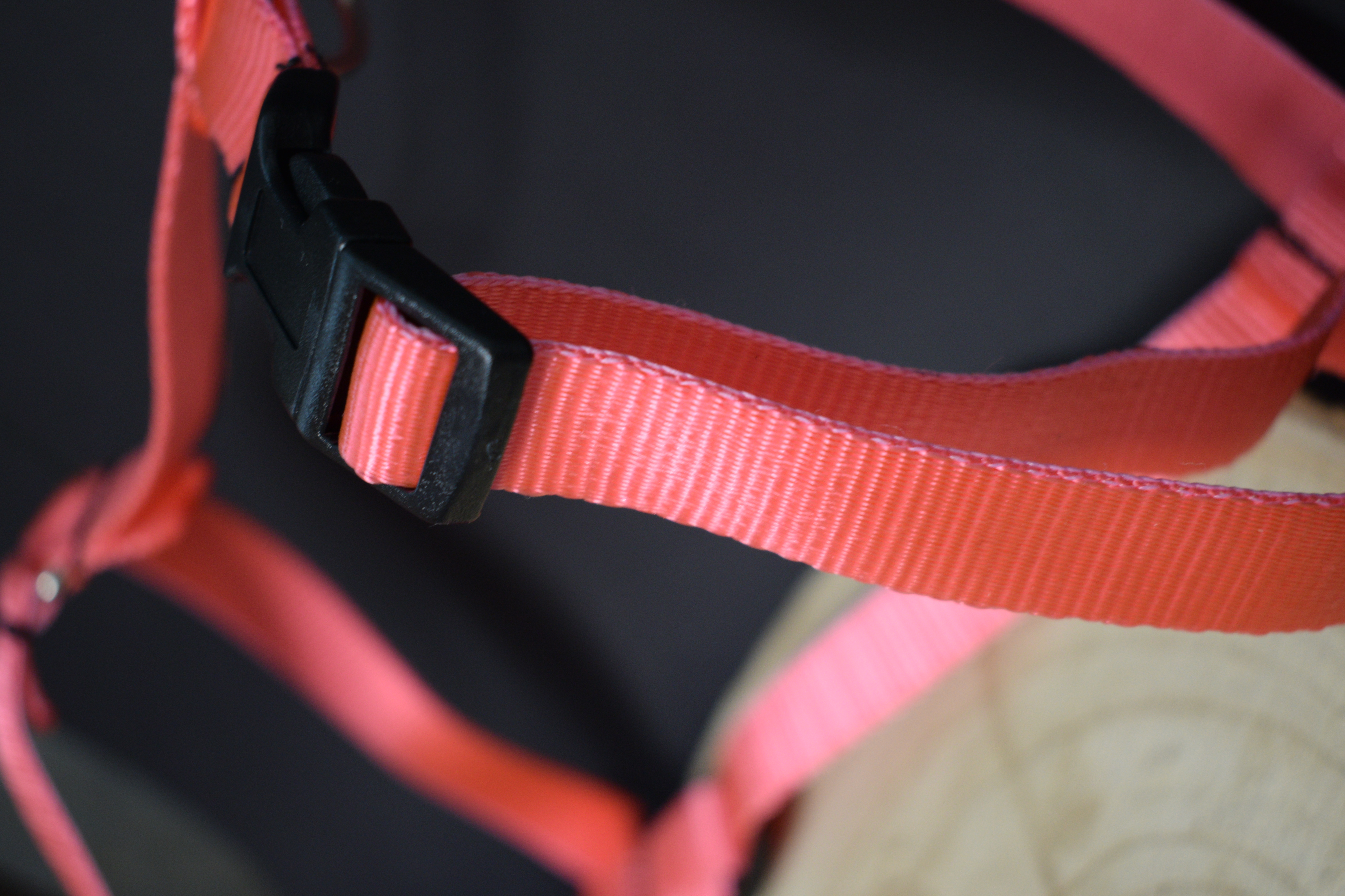 Palkar klasický postroj pre psov 28 cm - 45 cm veľ. 2 ružová