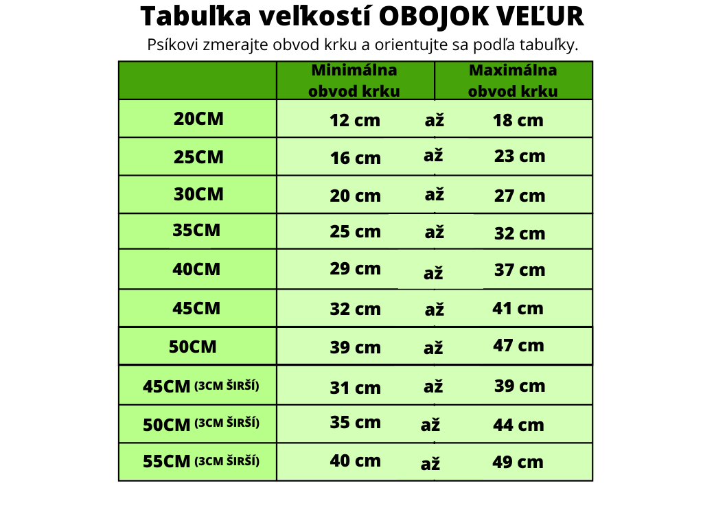 Palkar obojok z velúrovej kože pre psov 25 cm x 14 mm vojenská