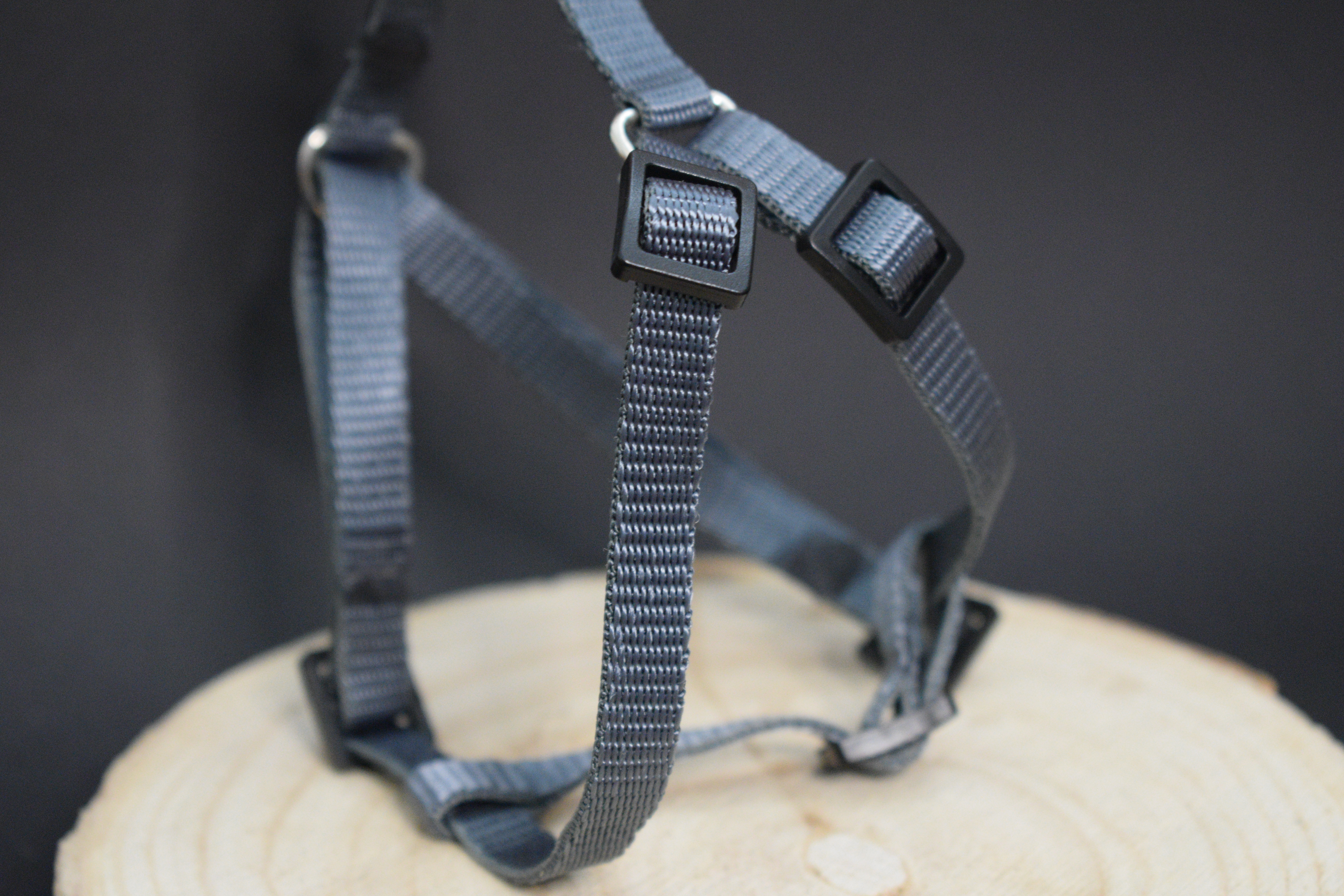 Palkar motýlik postroj pre psov 28 cm - 40 cm veľ. 1 sivá