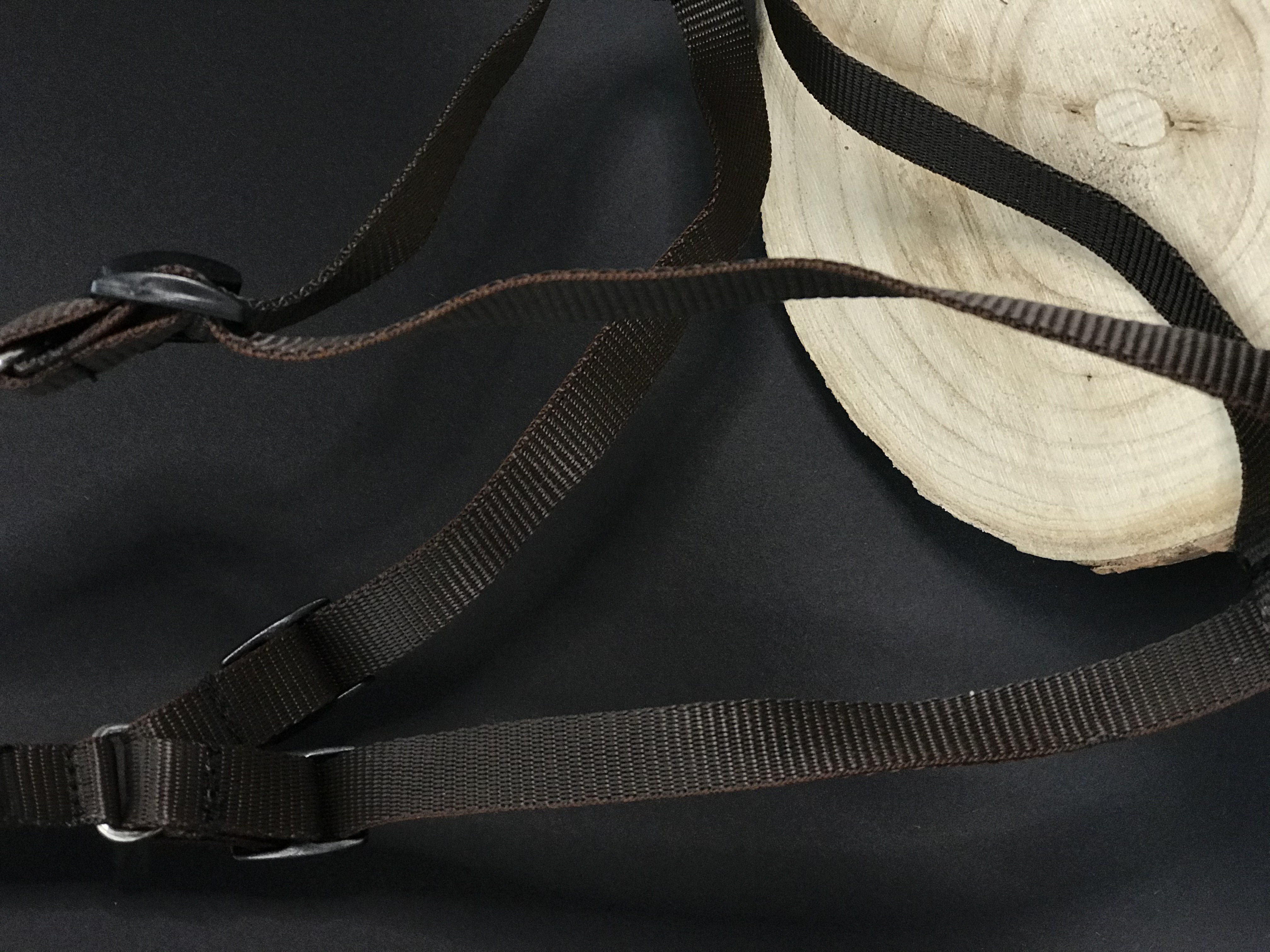 Palkar motýlik postroj pre psov 44 cm - 62 cm veľ. 2 hnedá