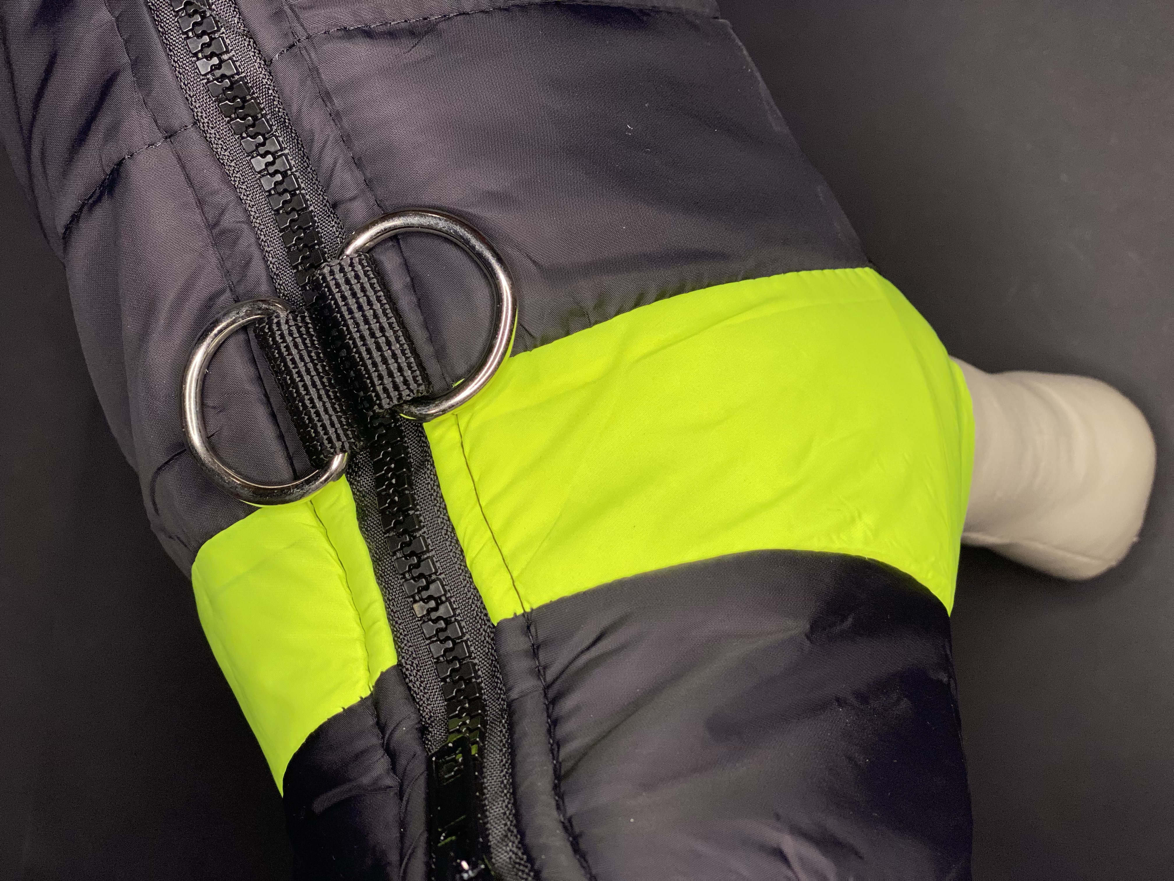 Iron bunda pre psa fosforová veľ. 3XL