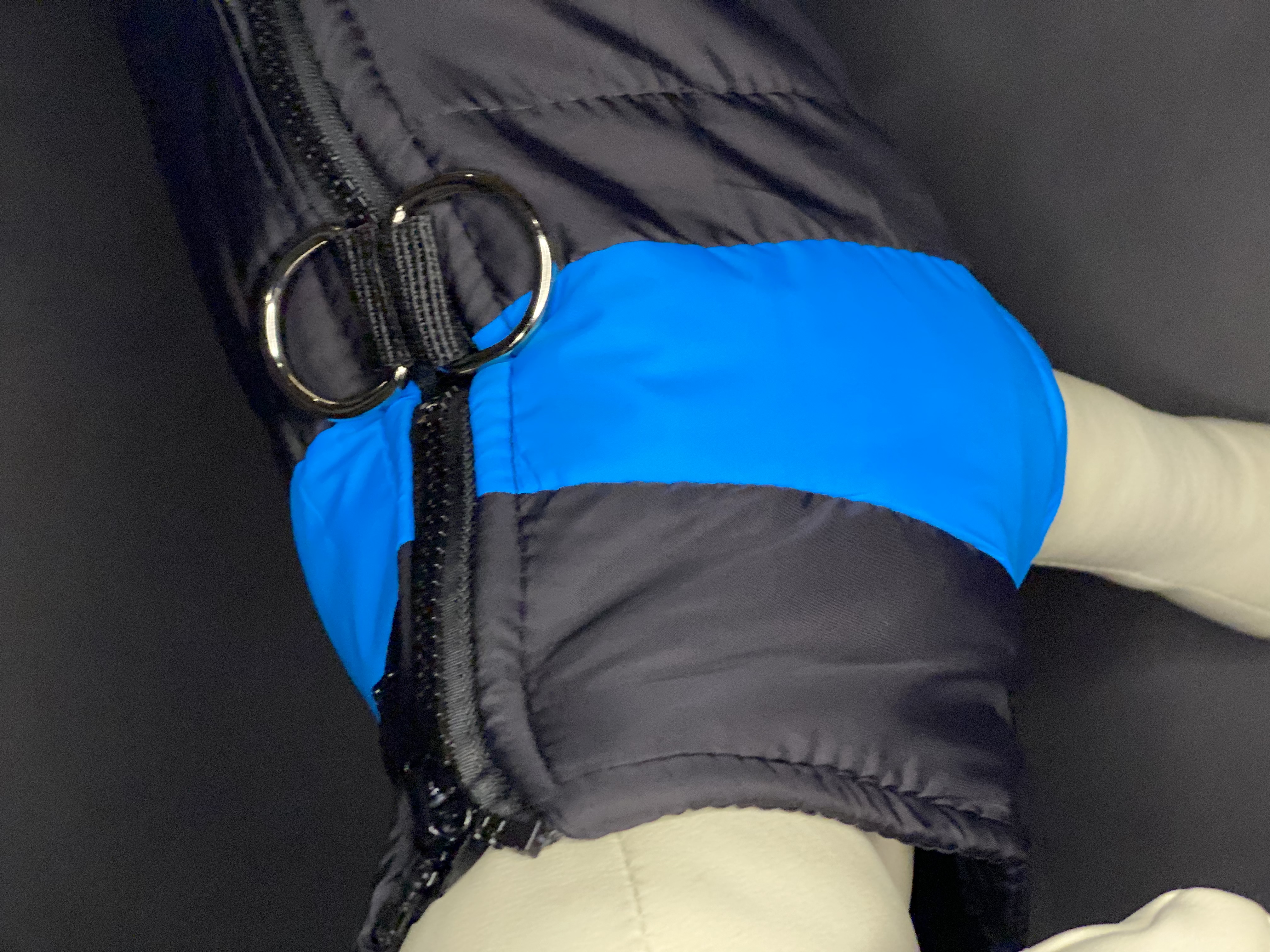 Iron bunda pre psa modrá veľ. 4XL