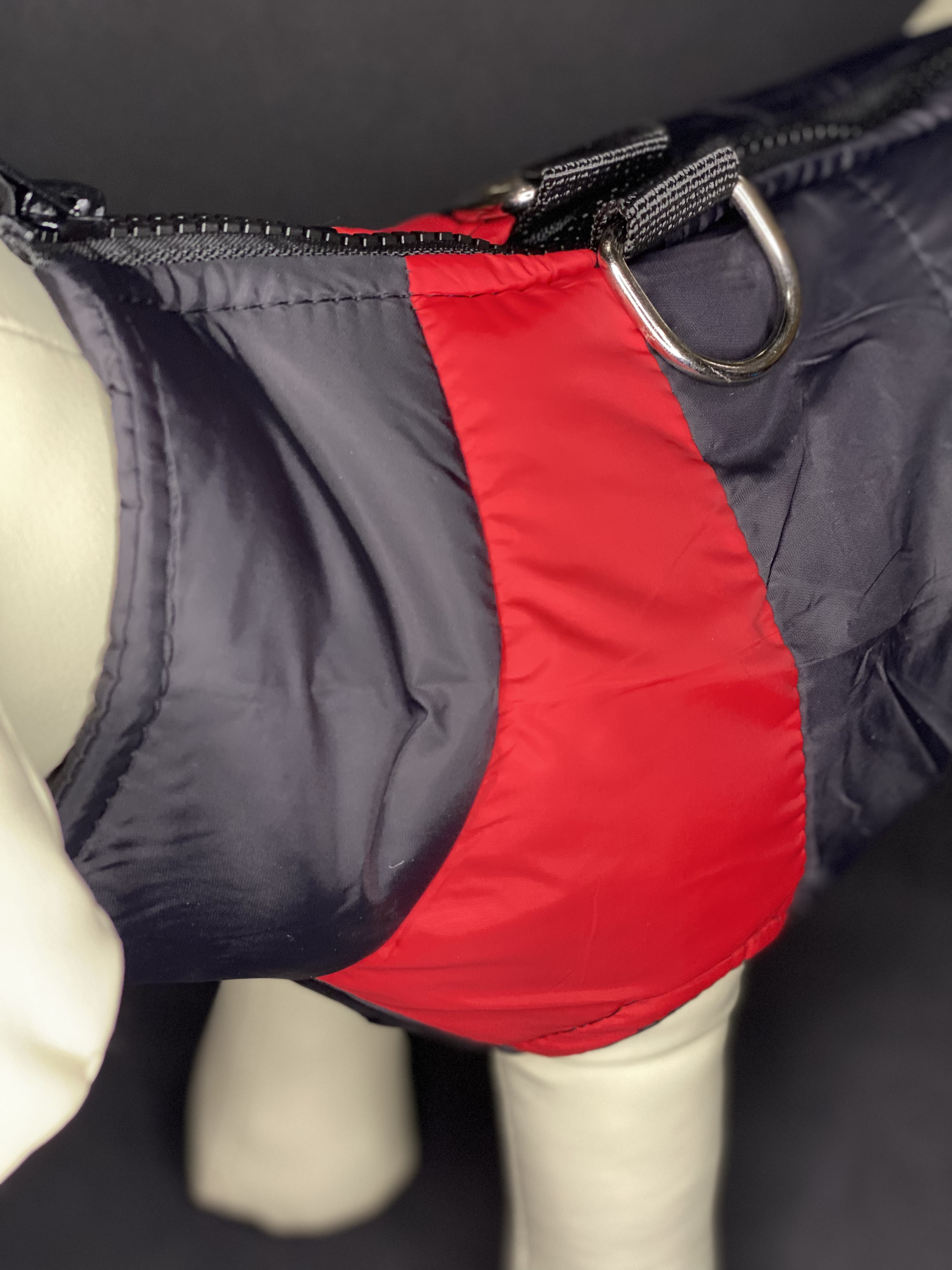 Iron bunda pre psa červená veľ. 5XL