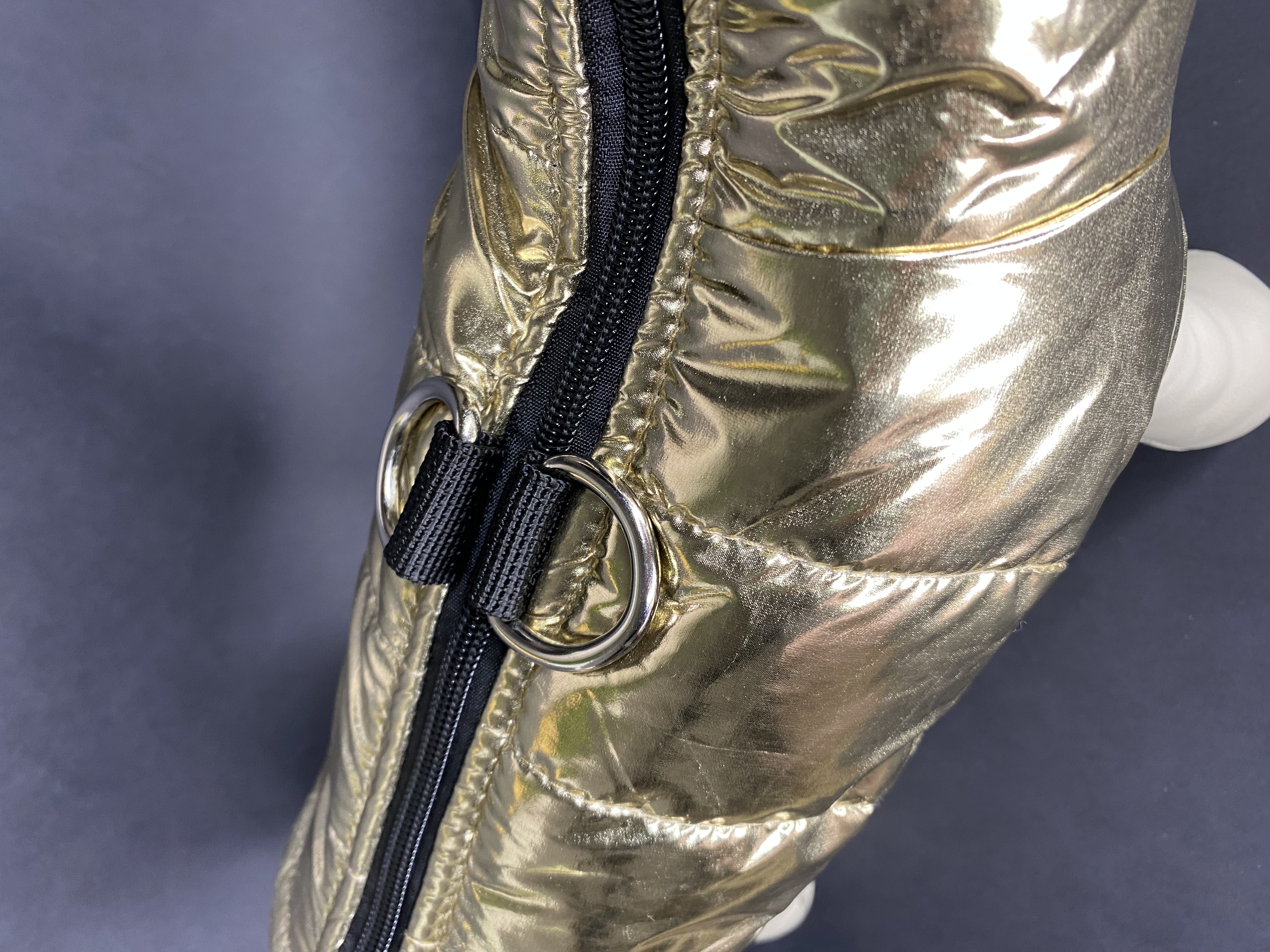 SHINE bunda pre psa zlatá veľ. XXL