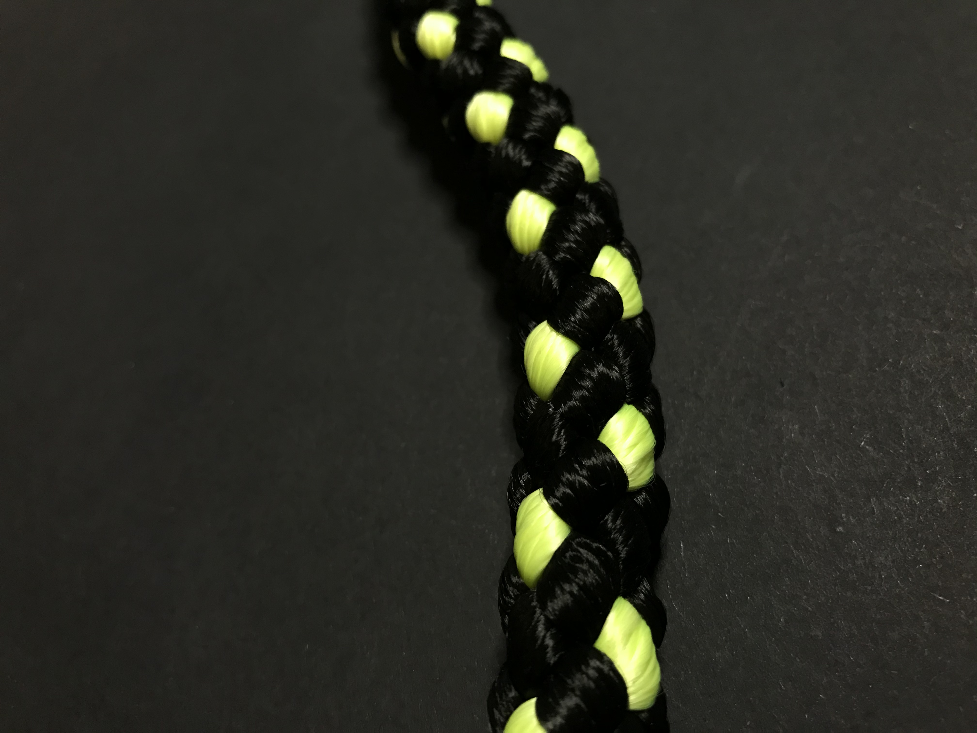 Palkar vodítko pre psov 150 cm x 14 mm čierno-fosforová