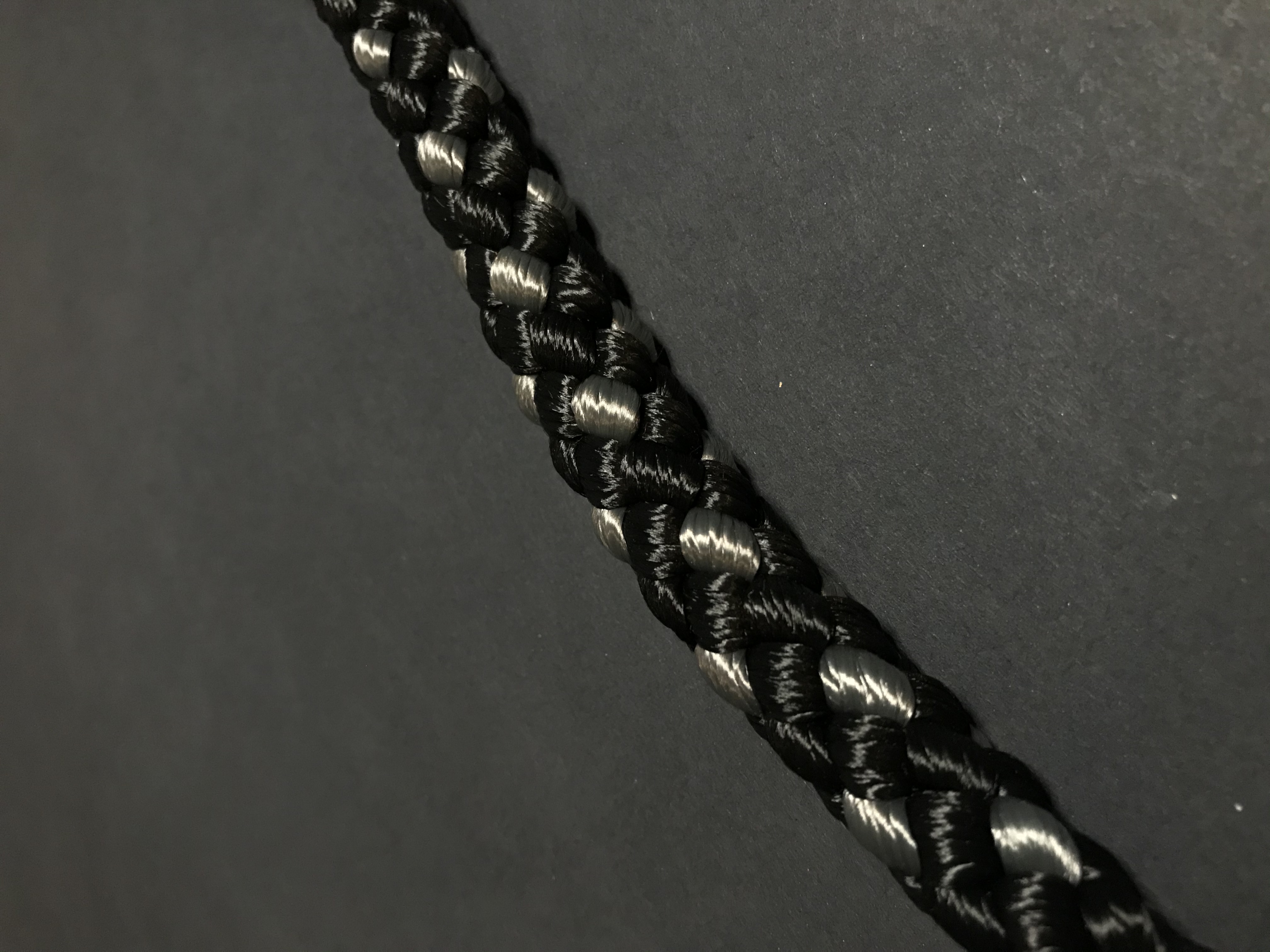 Palkar vodítko pre psov 150 cm x 14 mm čierno - sivá