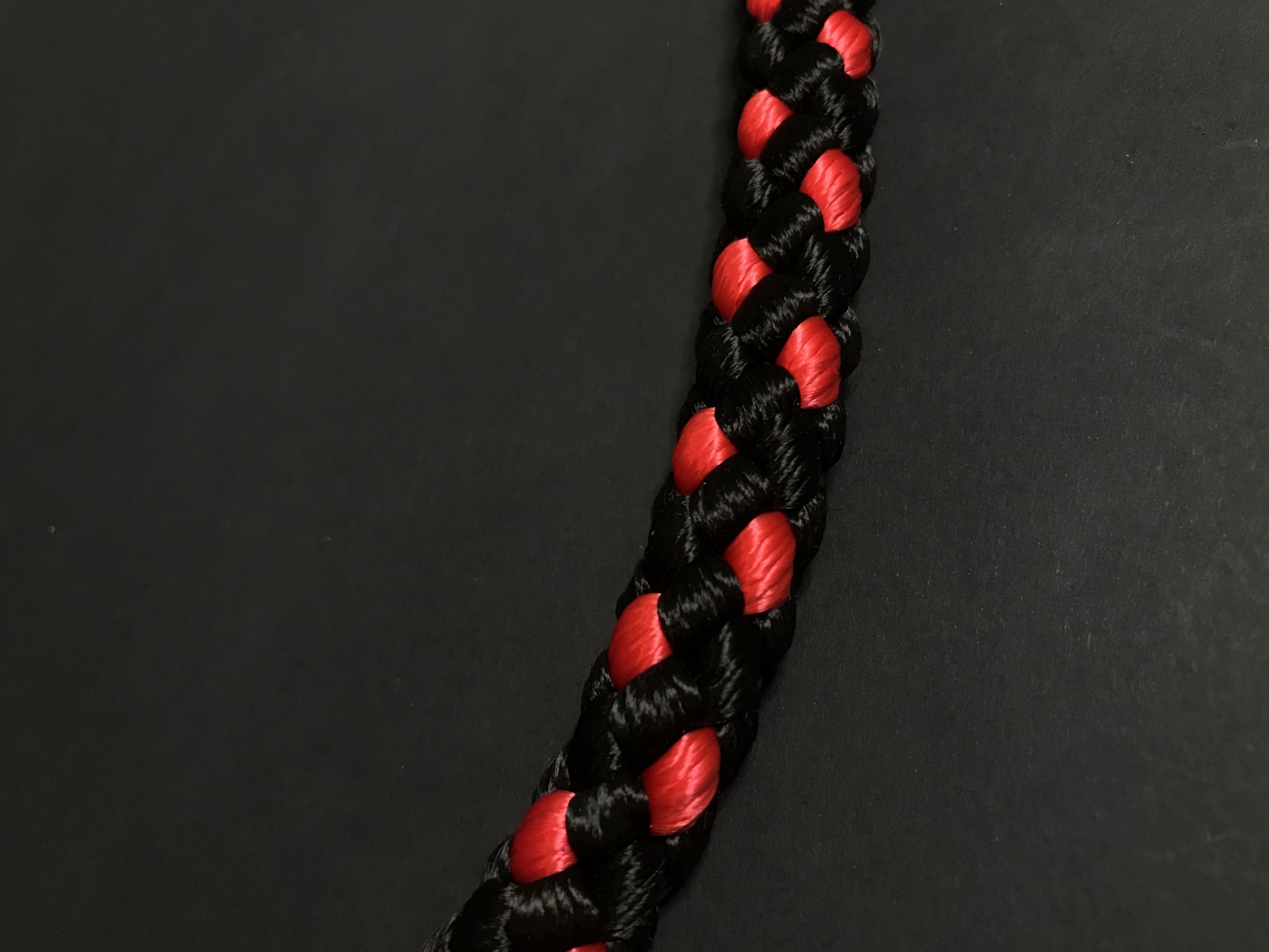 Palkar vodítko pre psov 150 cm x 14 mm čierno-červená