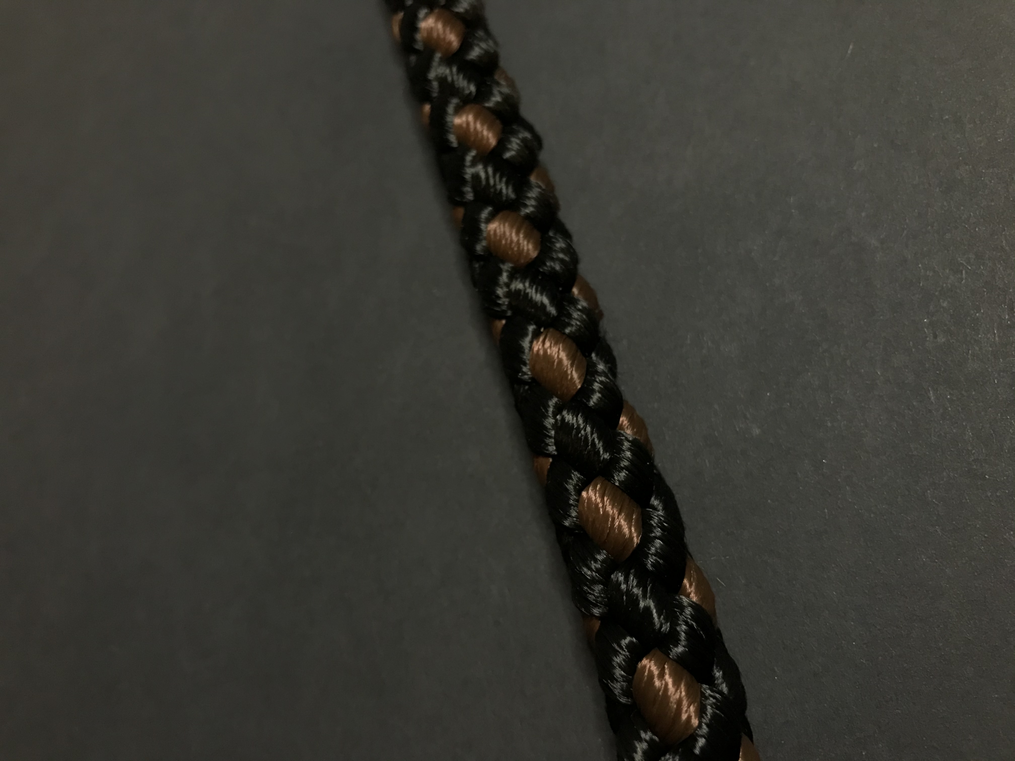 Palkar vodítko pre psov 150 cm x 14 mm čierno-hnedá