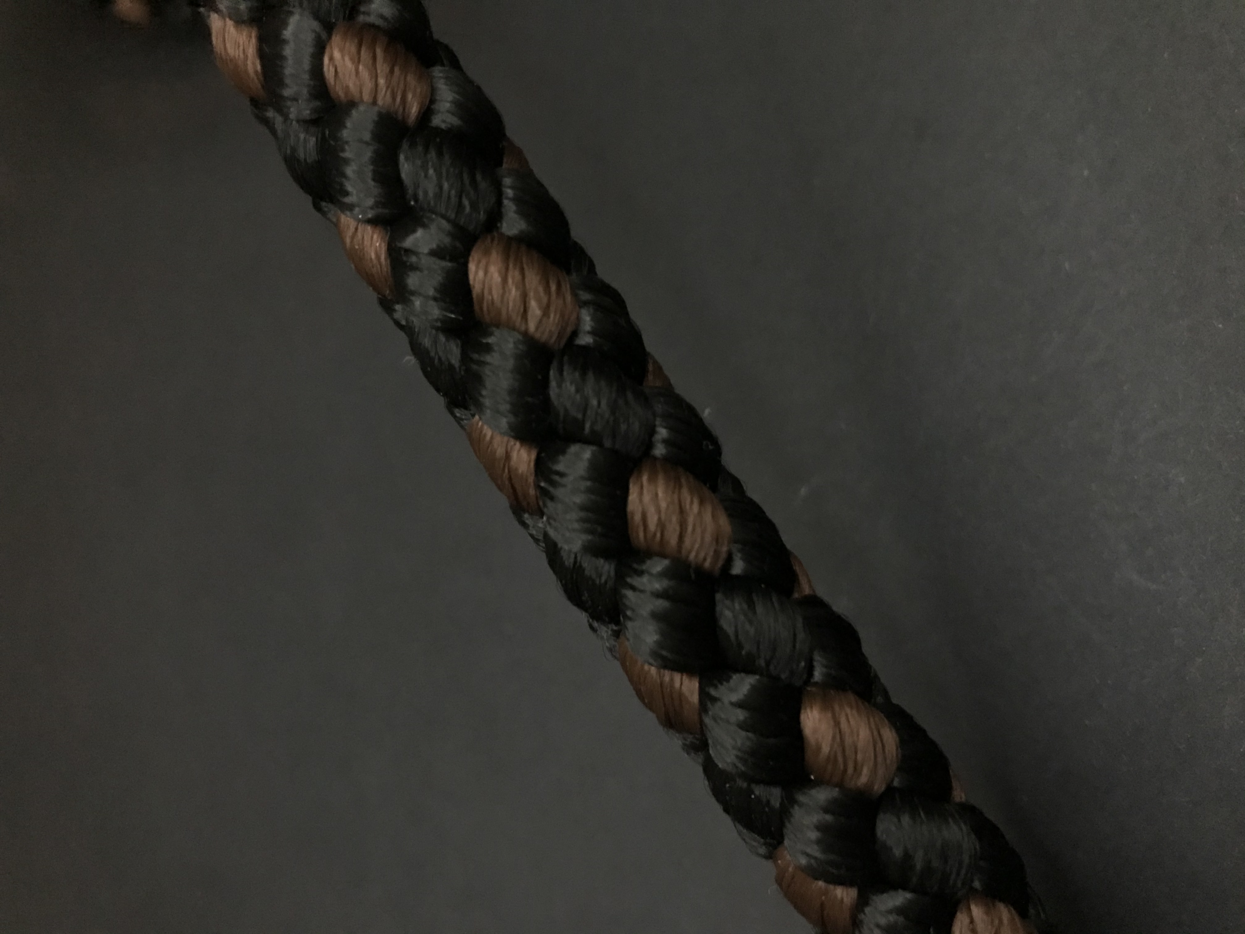 Palkar prepínacie vodítko pre psov 250 cm x 14 mm čierno-hnedá