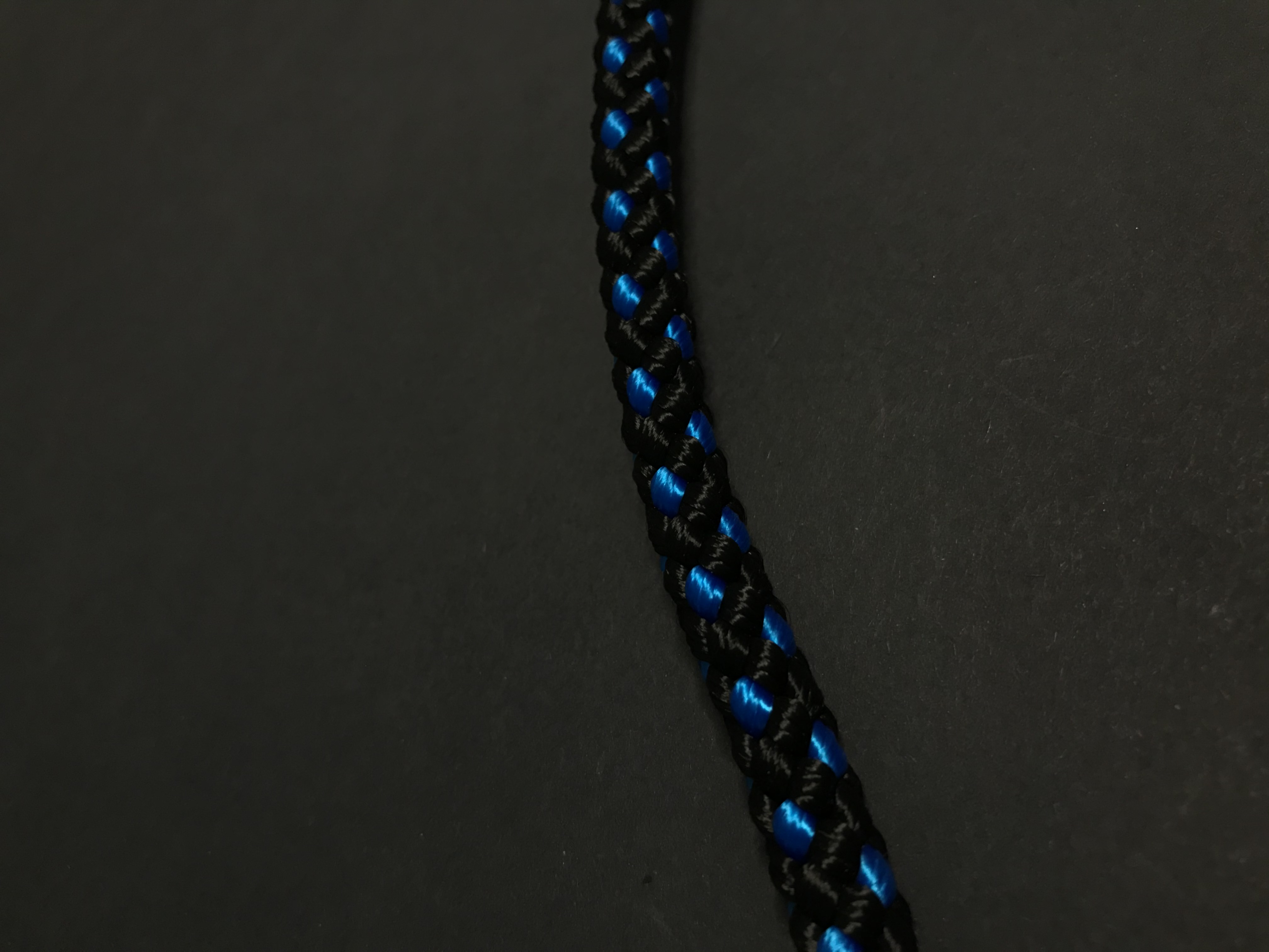 Palkar prepínacie vodítko pre psov 250 cm x 8 mm čierno-modrá
