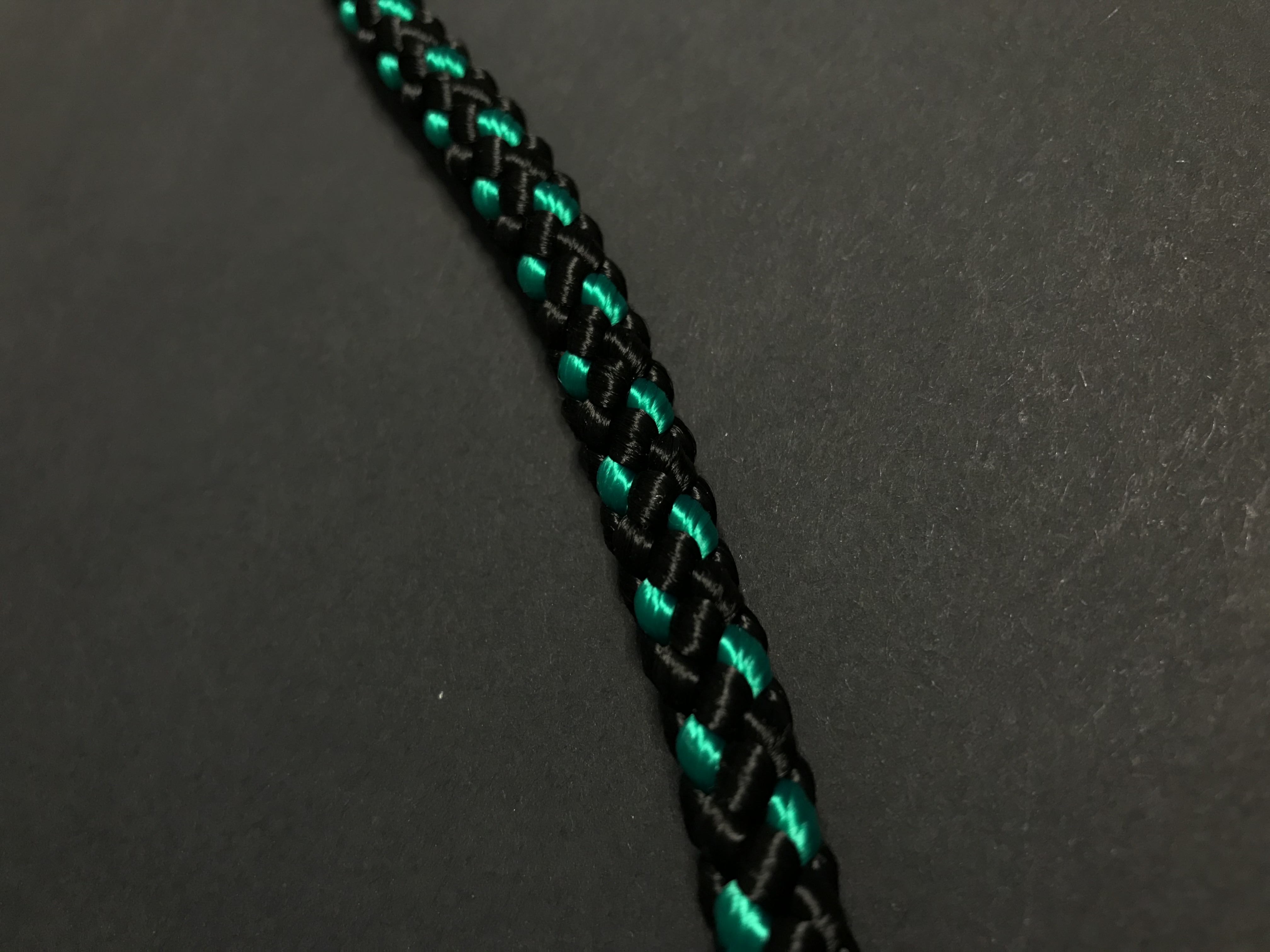 Palkar prepínacie vodítko pre psov 250 cm x 8 mm čierno-zelená