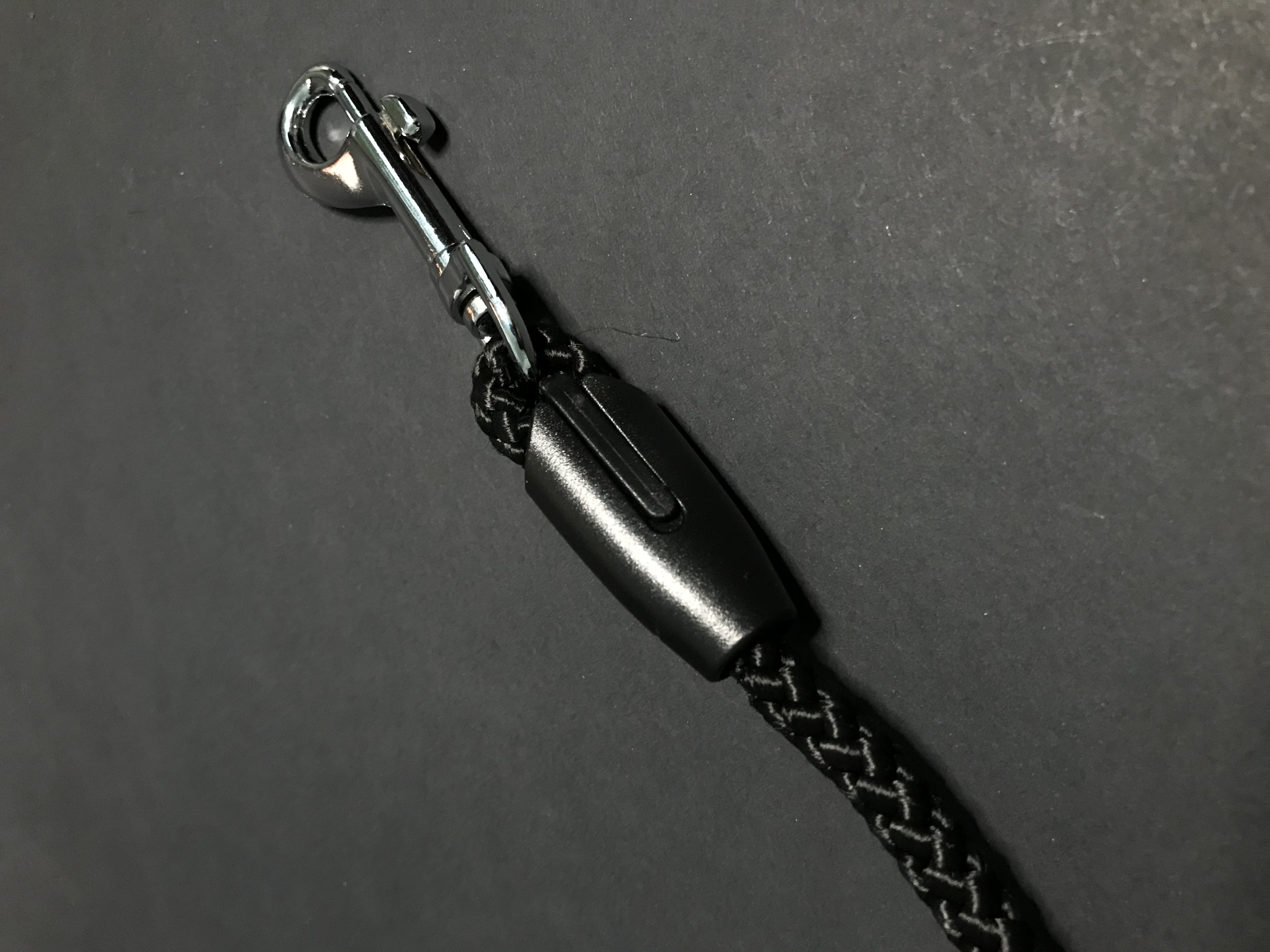 Palkar prepínacie vodítko pre psov 250 cm x 8 mm čierna