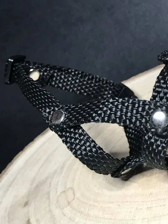 Palkar nylonový náhubok pre psov veľ. 0 12 cm x 3 cm čierna