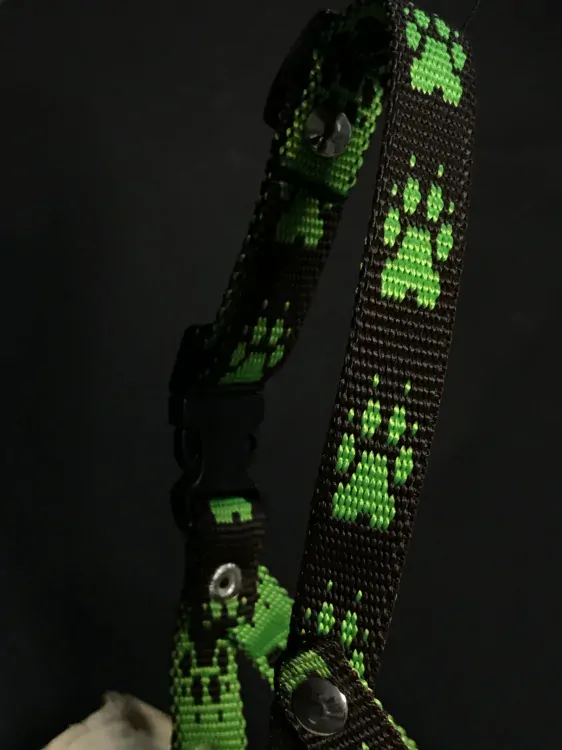 Palkar nylonový náhubok pre psov veľ. 1 18 cm x 6 cm čierno-zelená