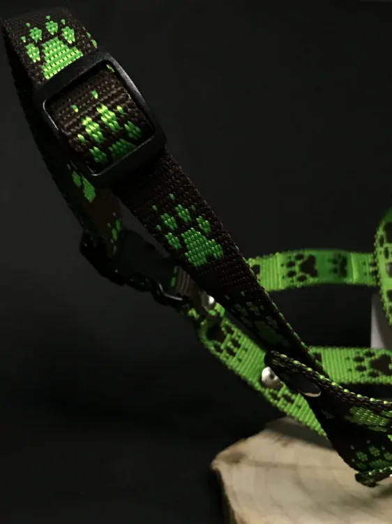 Palkar nylonový náhubok pre psov veľ. 6 36 cm x 12 cm čierno-zelená