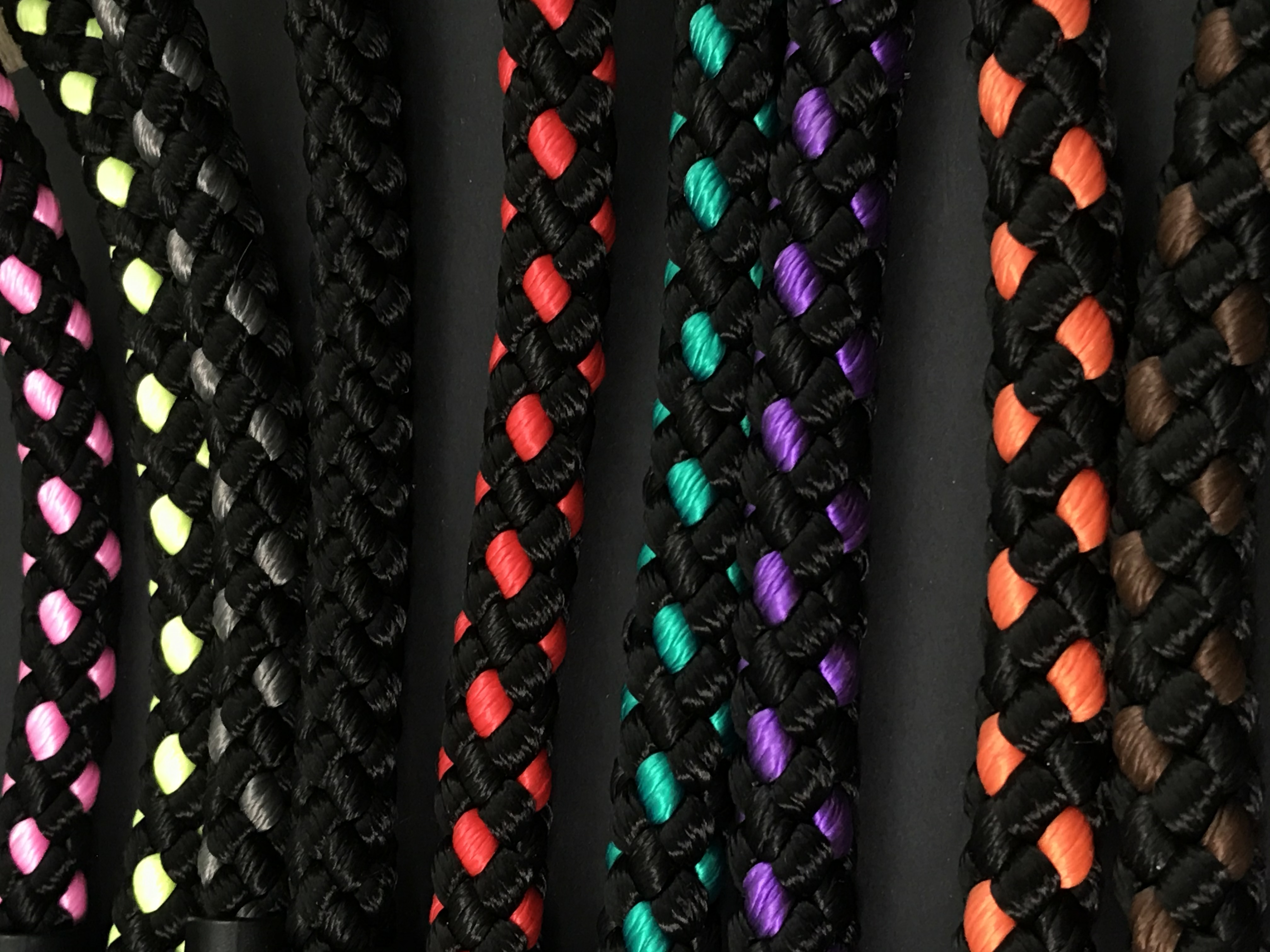 Palkar vodítko rozdvojka pre psov 50 cm x 14 mm čierno-modrá