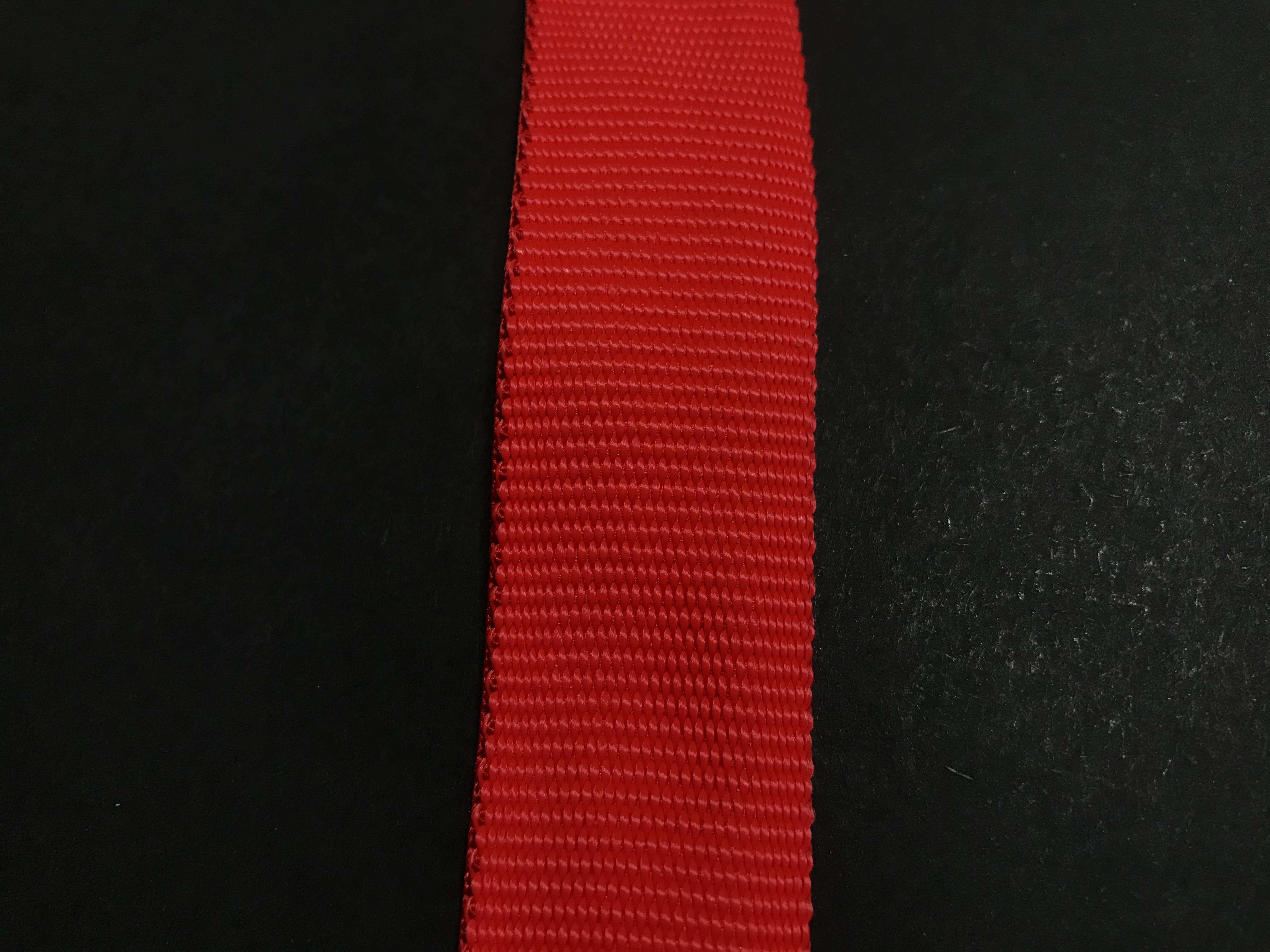Palkar vodítko z popruhu pre psov 150 cm x 25 mm červená s indiánom