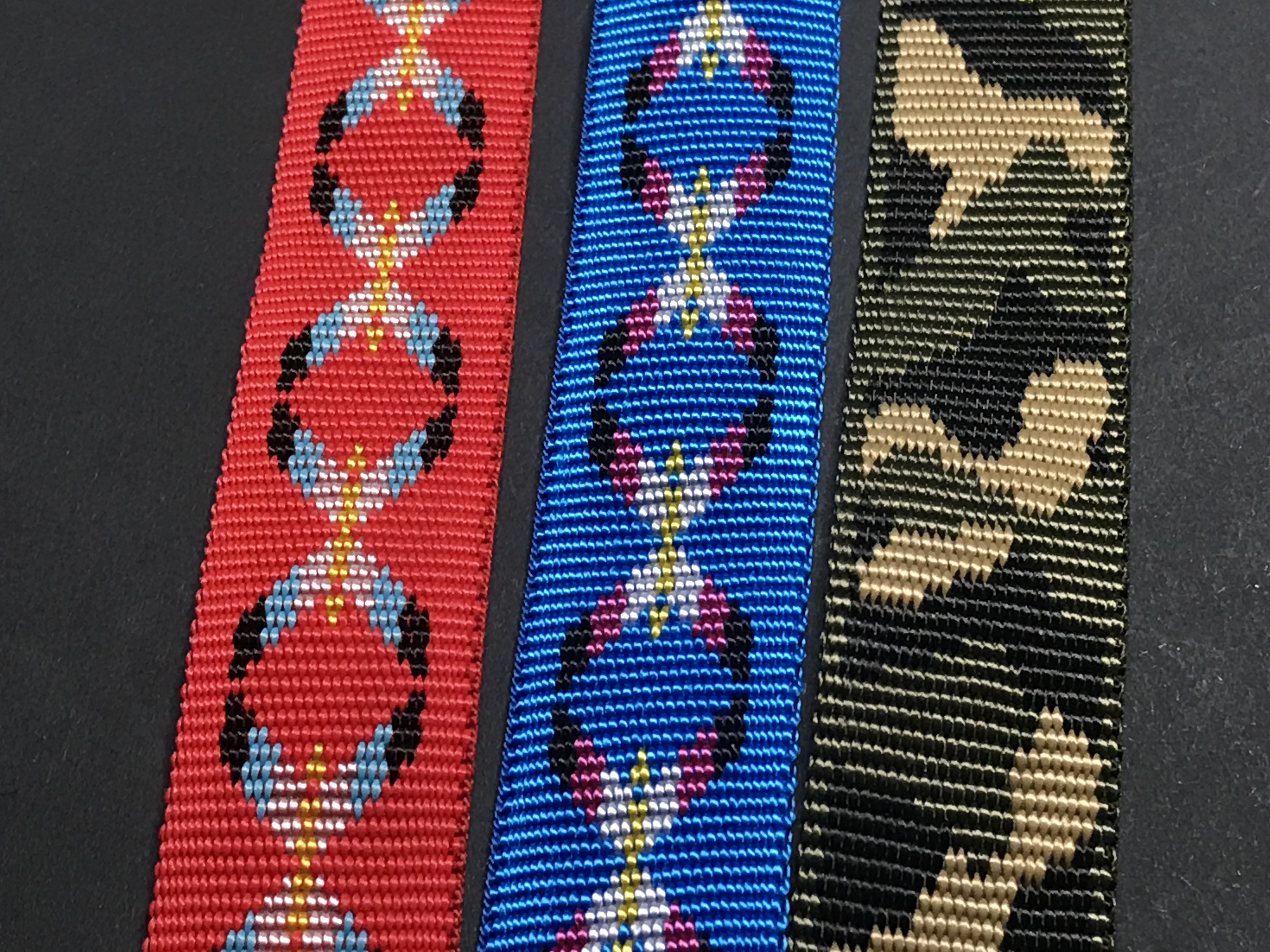 Palkar vodítko z popruhu pre psov 150 cm x 25 mm maskáčová