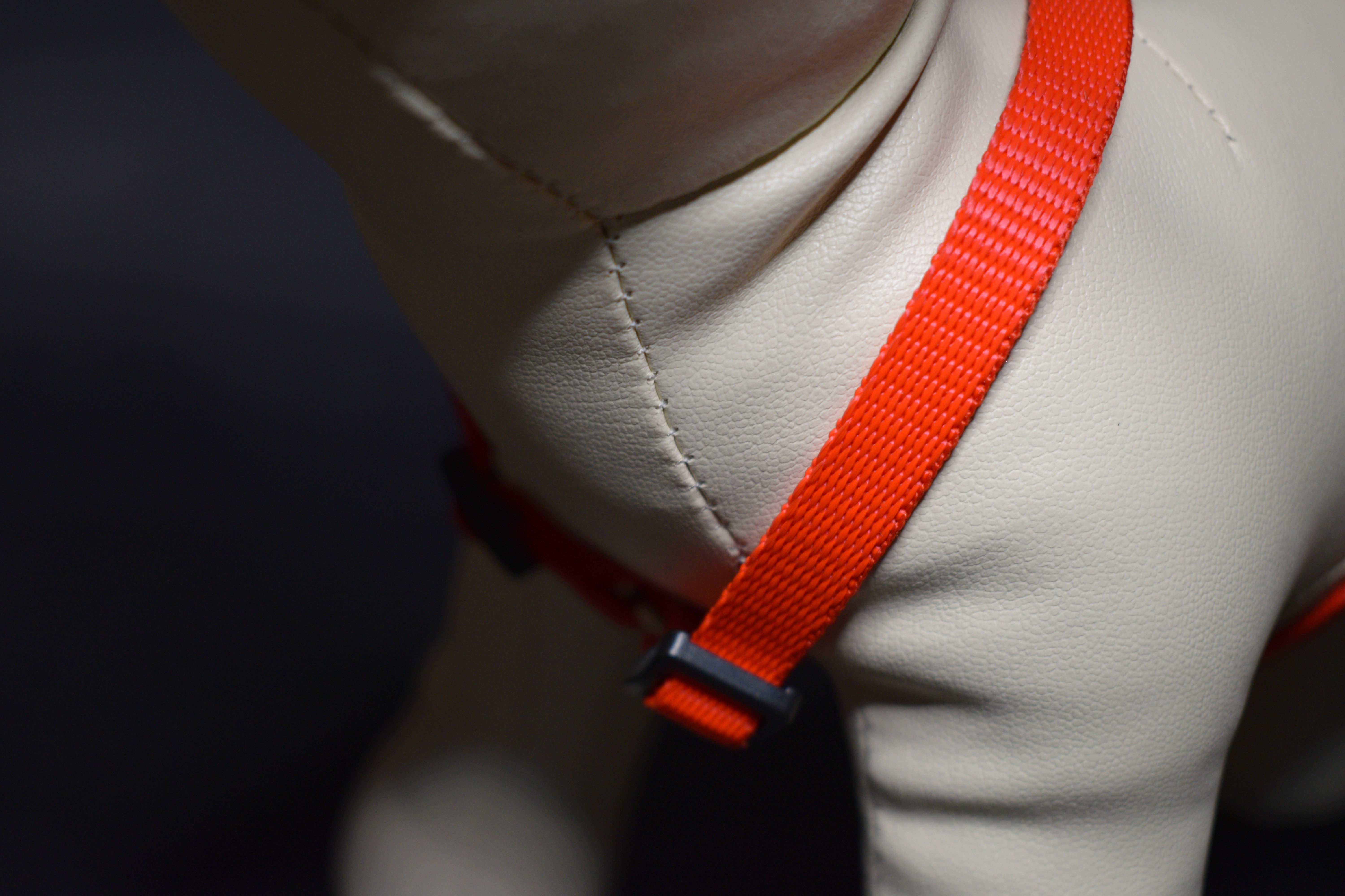 Palkar klasický postroj pre psov 22 cm - 40 cm veľ. 1 červená